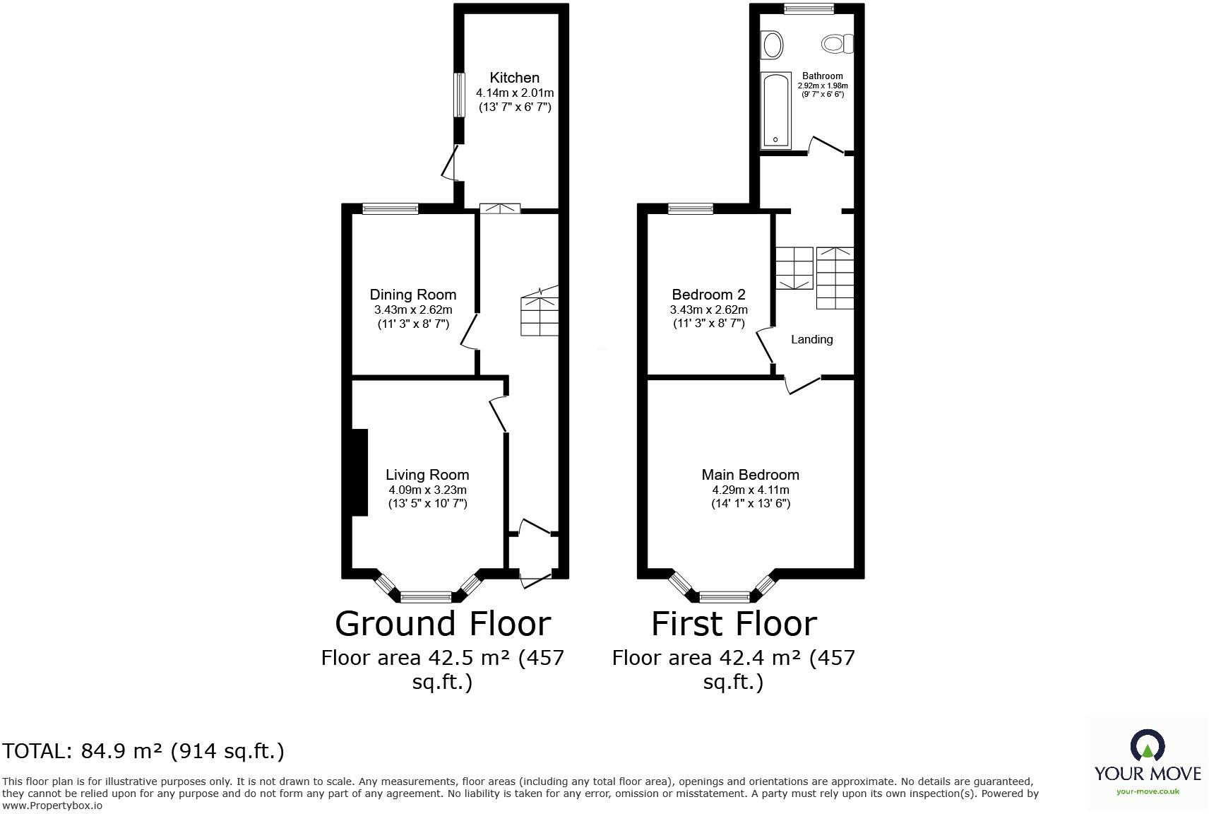 Lower South Road, St. Leonards-on-Sea, East Sussex, TN37 floorplan