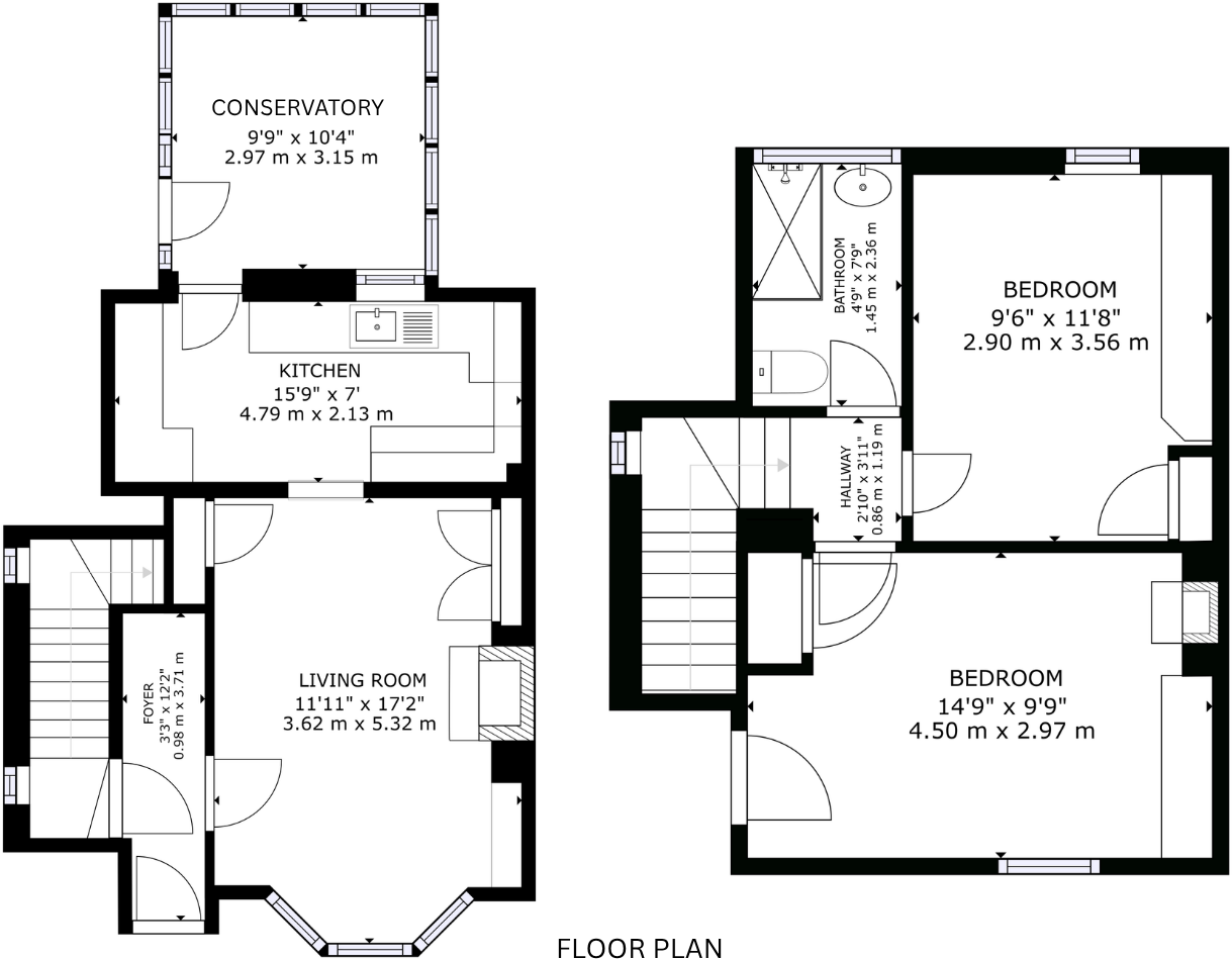 Scotland Terrace, Newburgh, Cupar, KY14 floorplan