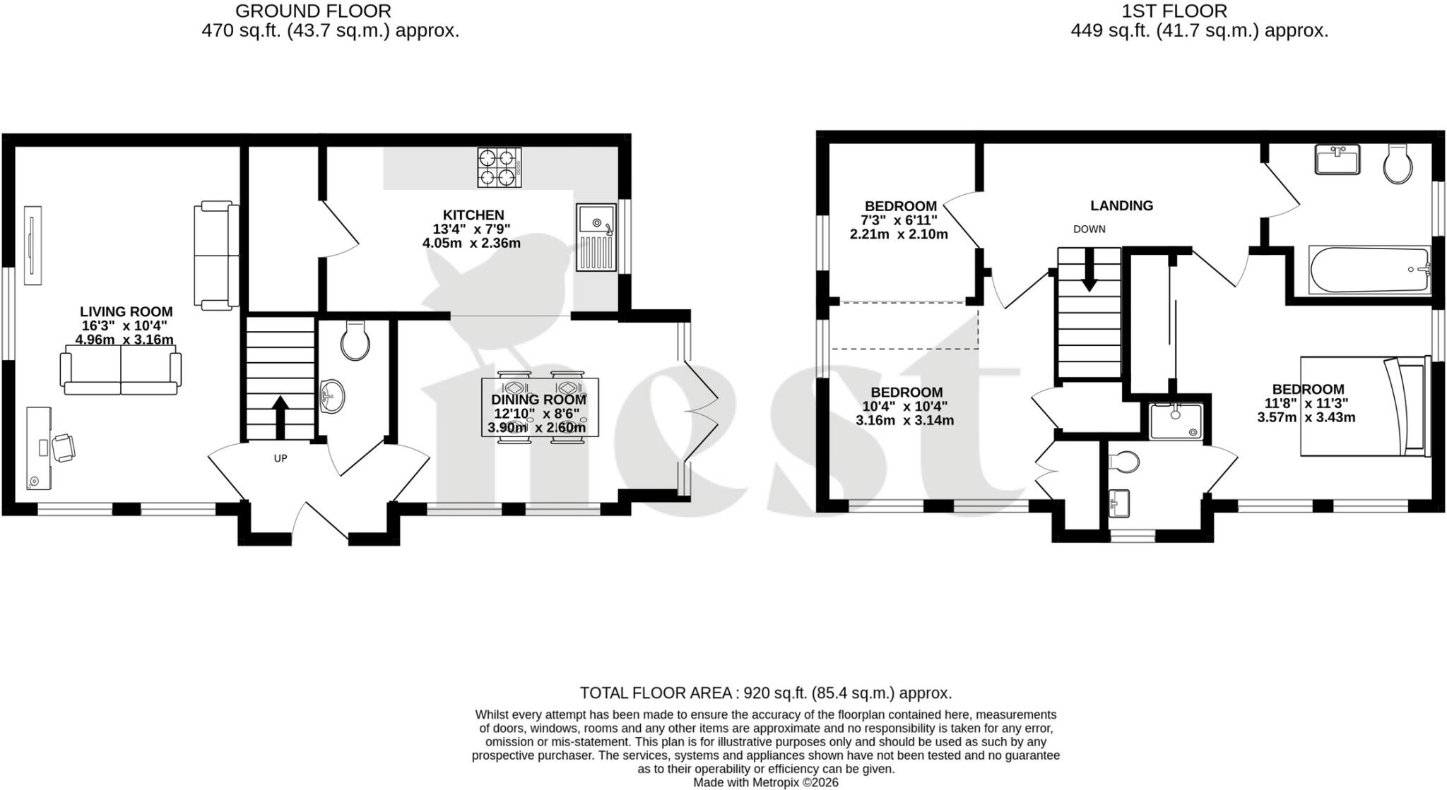 Darwin Drive, Yeovil, Somerset floorplan