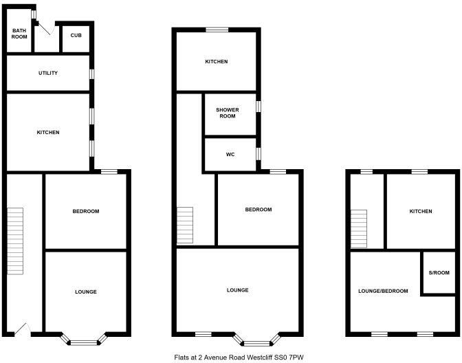 2 Avenue Road, Westcliff-on-Sea, Essex, SS0 7PW floorplan