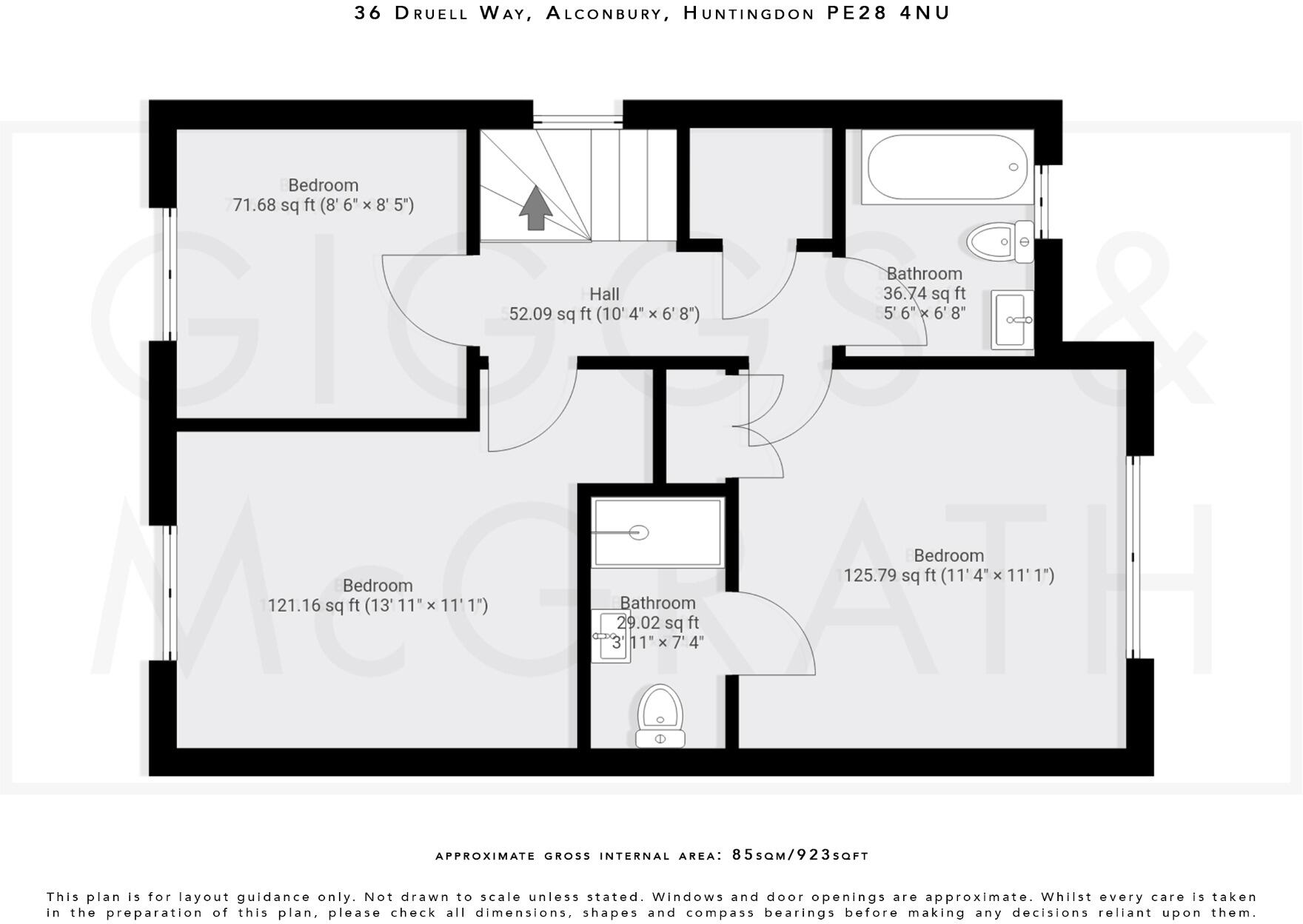 Druell Way, Alconbury Weald, Huntingdon, Cambridgeshire, PE28 4NU floorplan