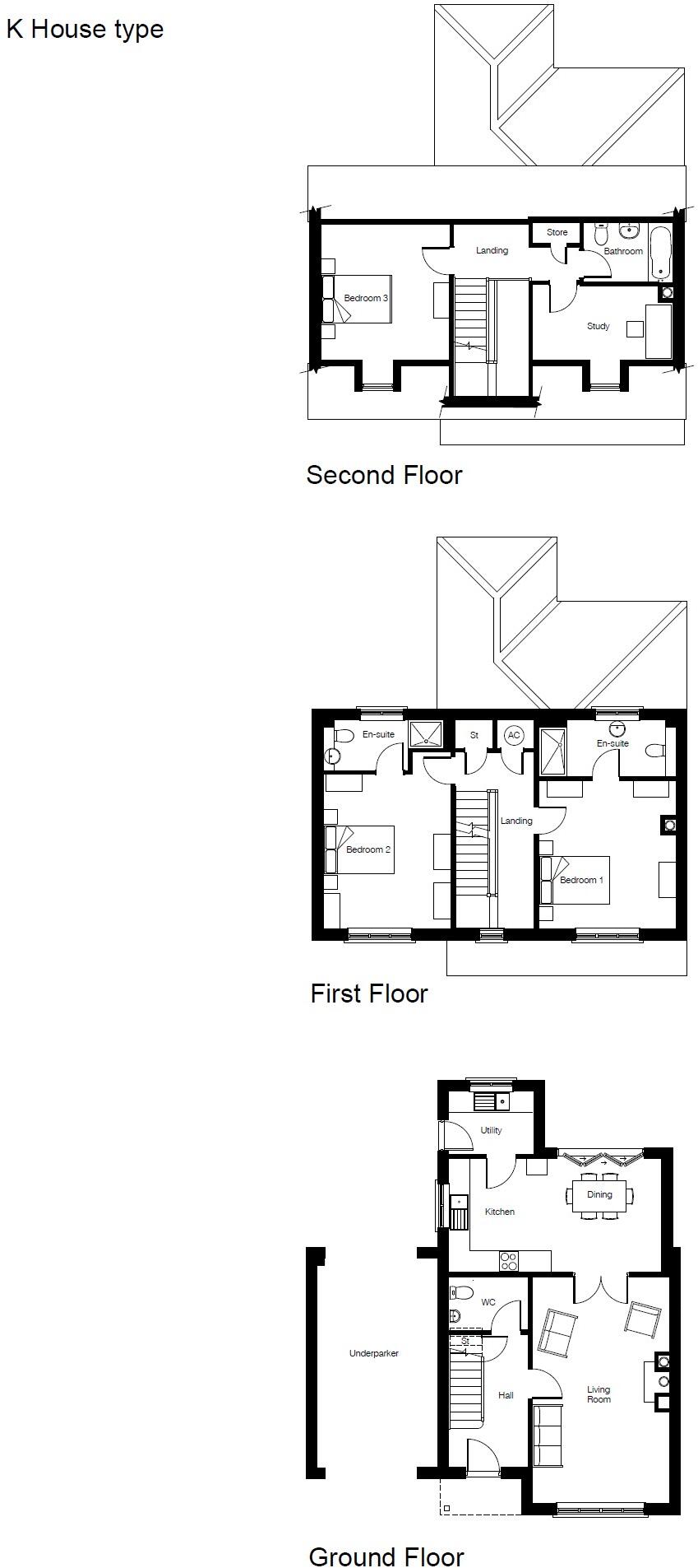 Woodlands Meadow, New Homes floorplan