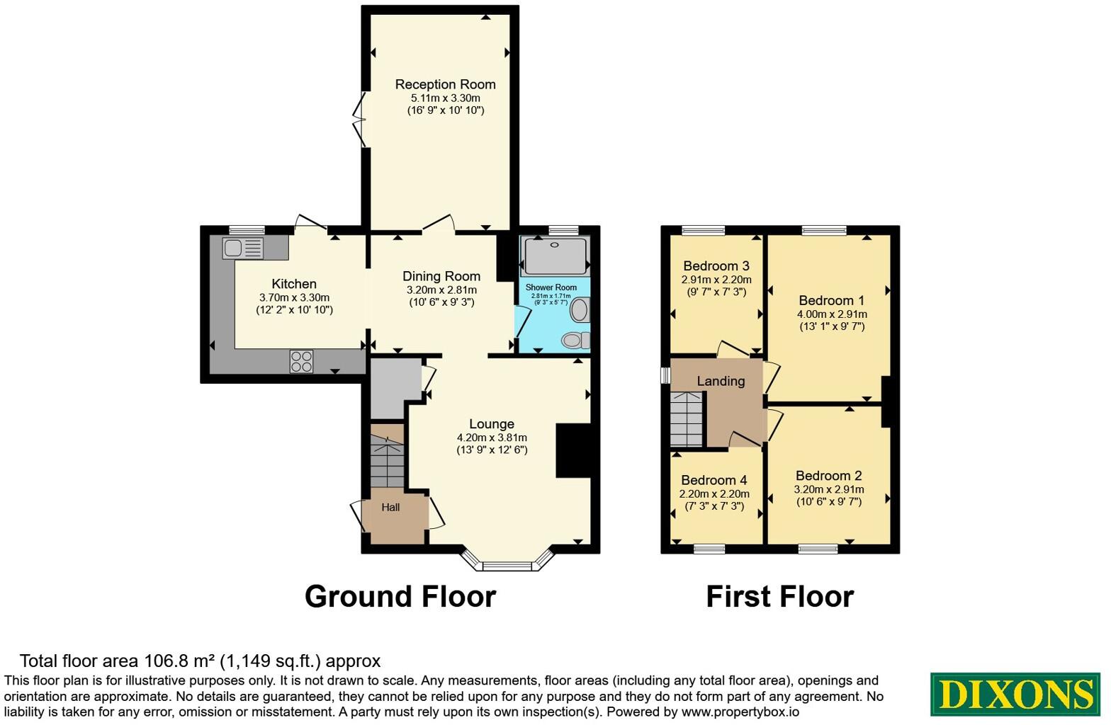 Halsbury Grove, BIRMINGHAM, West Midlands, B44 floorplan