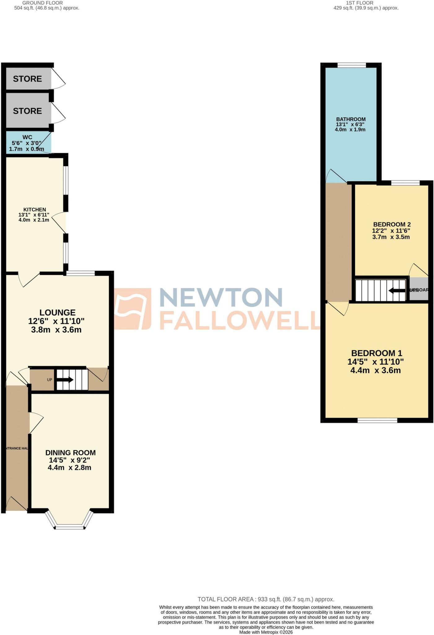 Spencer Street, Oadby, LE2 floorplan