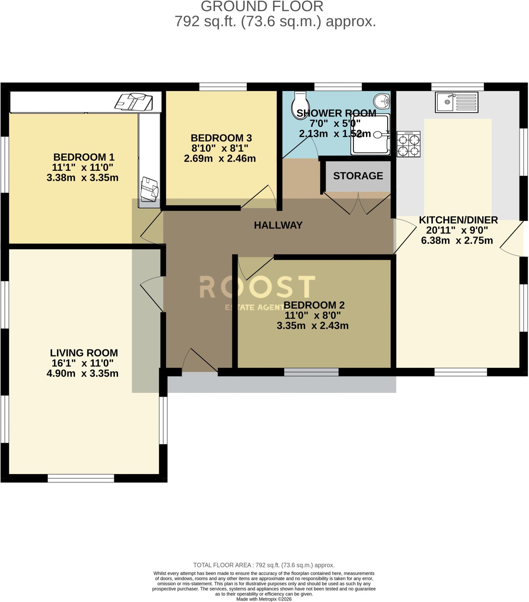 Fairfield Court, Cleethorpes floorplan