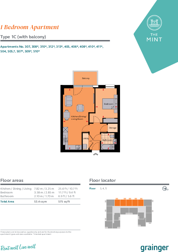 The Mint, Guildford Guildford GU1 floorplan