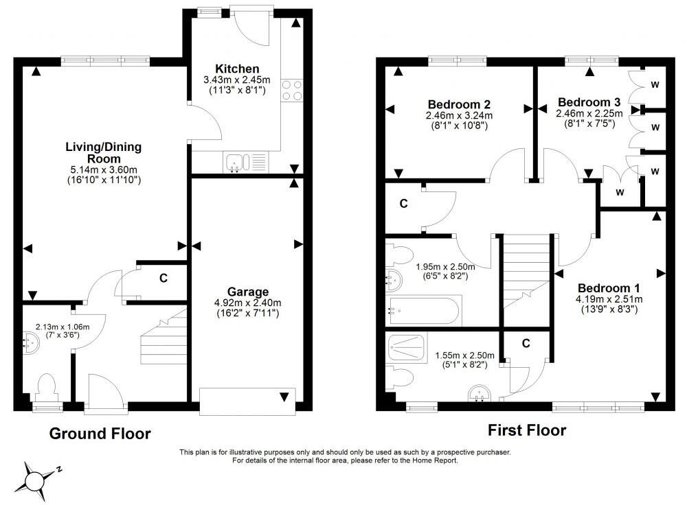 28 Goldeneye Drive, Liberton, Edinburgh, EH17 8XL floorplan