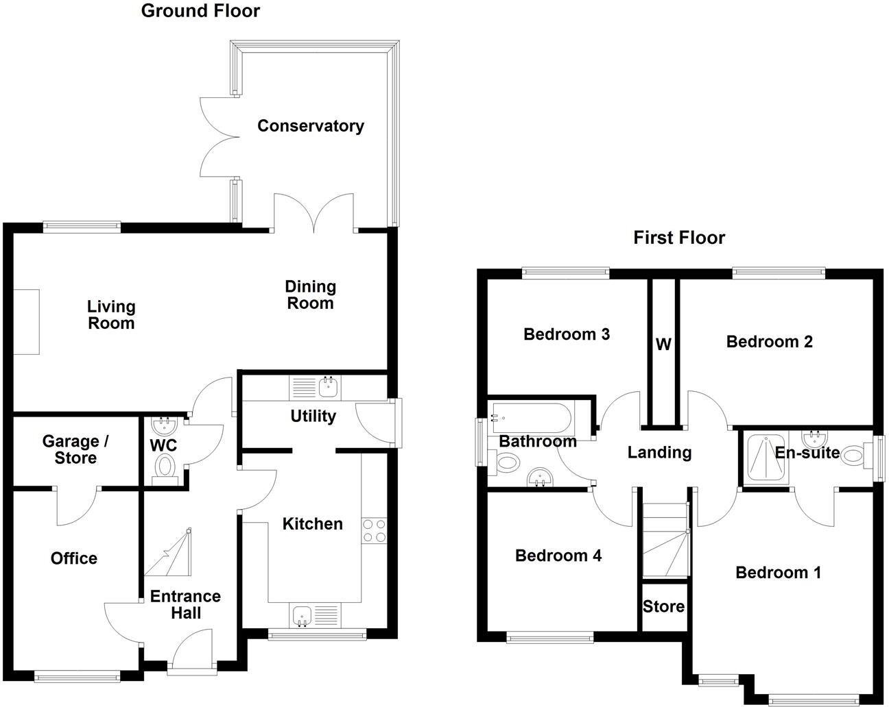 Farm Lea, Ball Green, Stoke-On-Trent floorplan