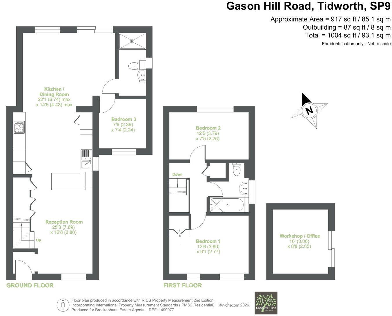 Gason Hill Road, Tidworth, SP9 7JX floorplan
