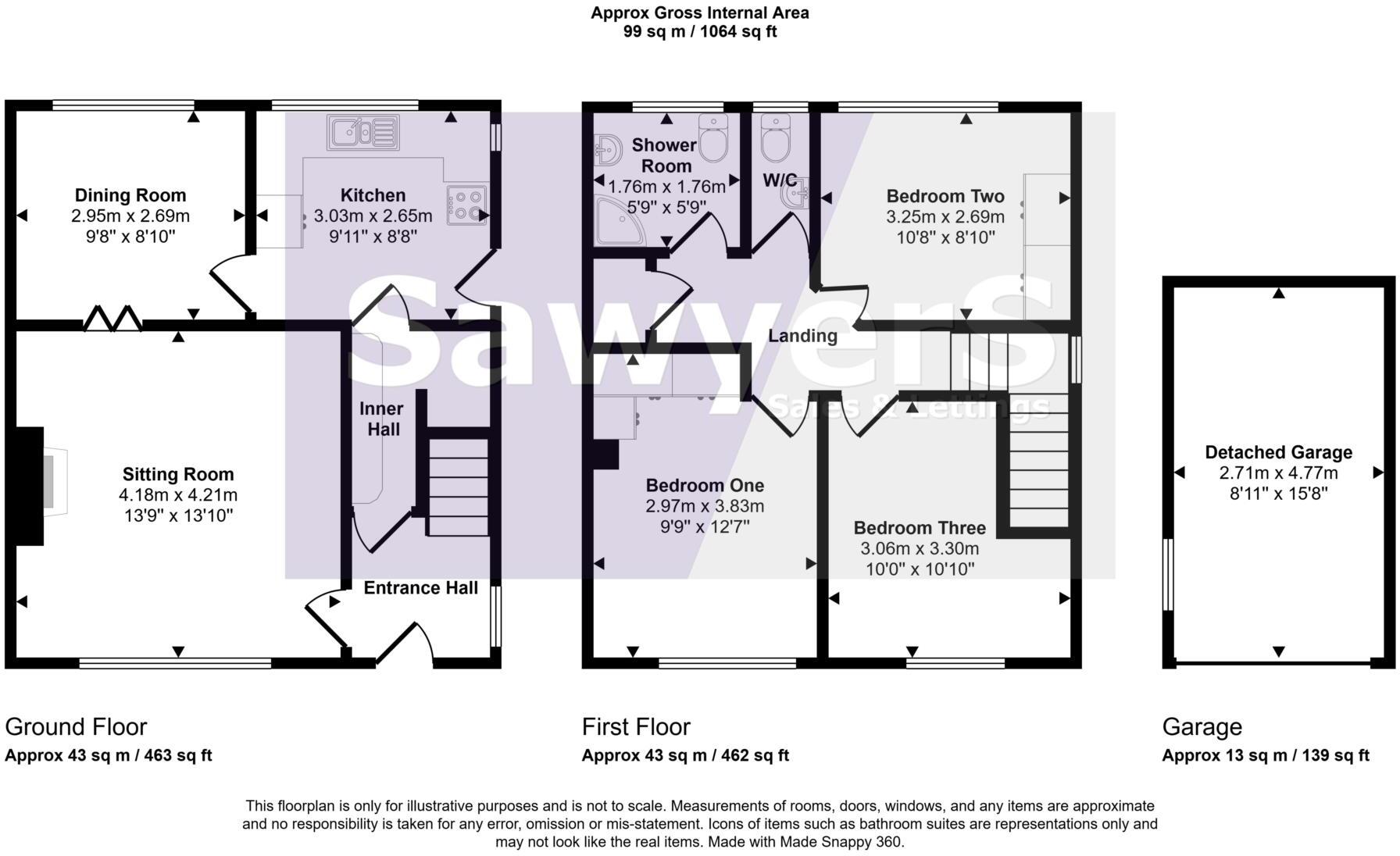 Summer Close, Stroud floorplan