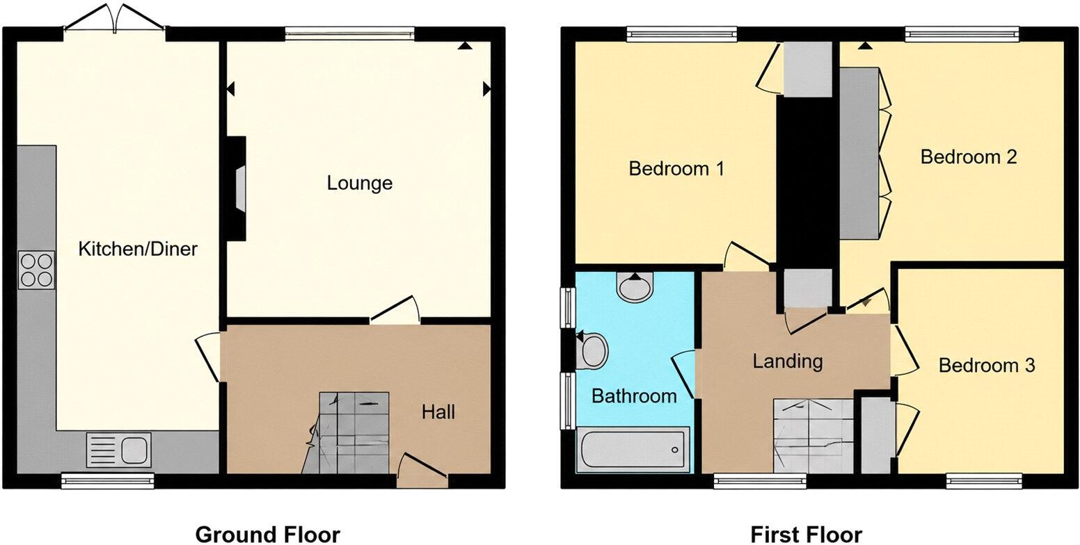 South Mesnefield Road, Salford, Greater Manchester, M7 floorplan