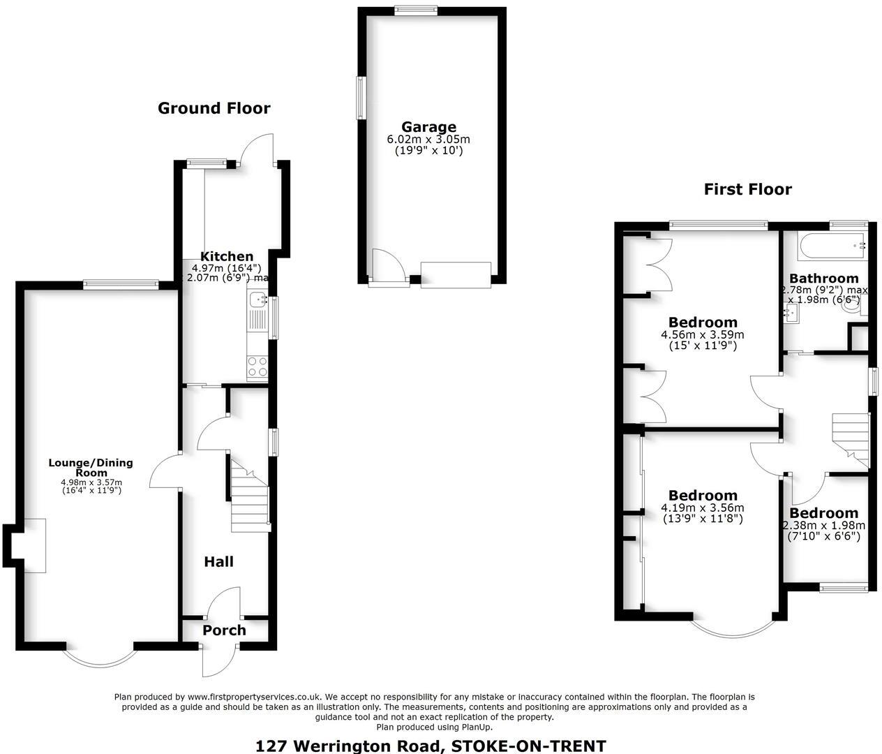 Werrington Road, Stoke-On-Trent floorplan