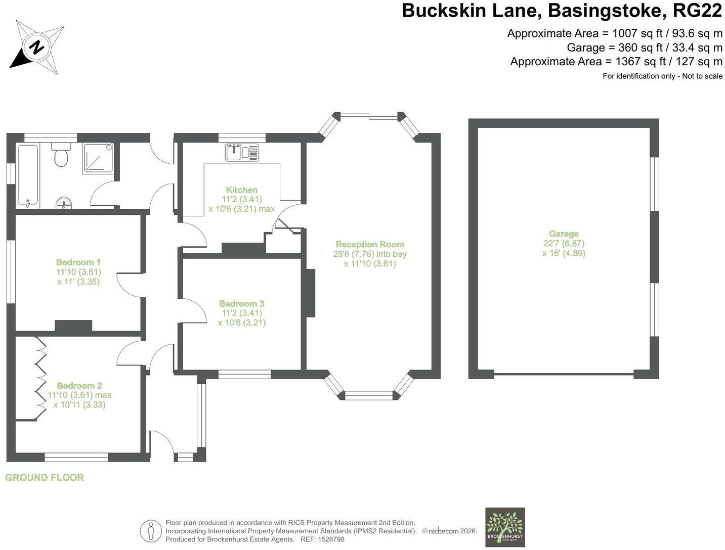 Buckskin Lane, Basingstoke RG22 5AP floorplan