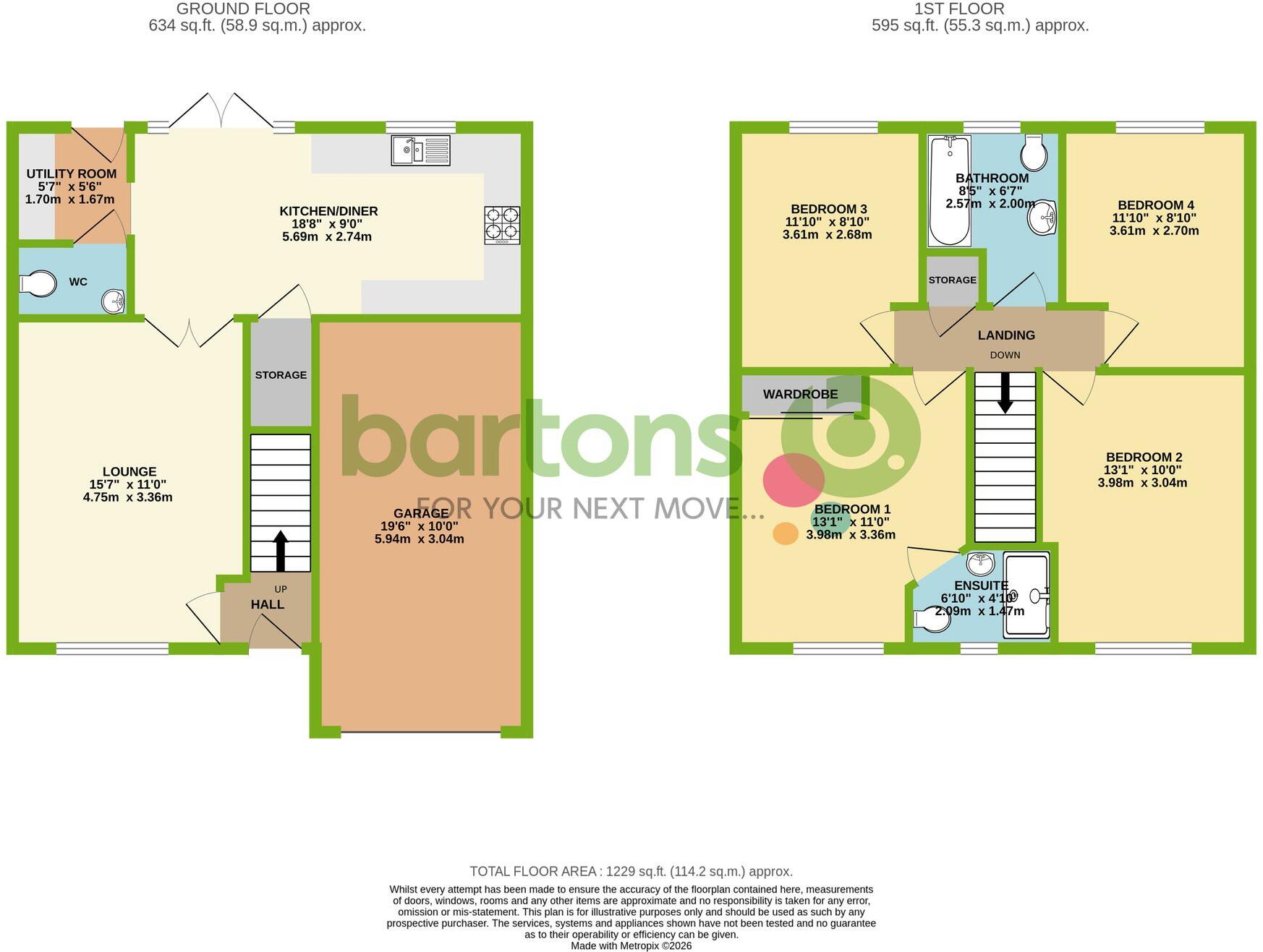 Three Bells Close, Wickersley, S66 floorplan