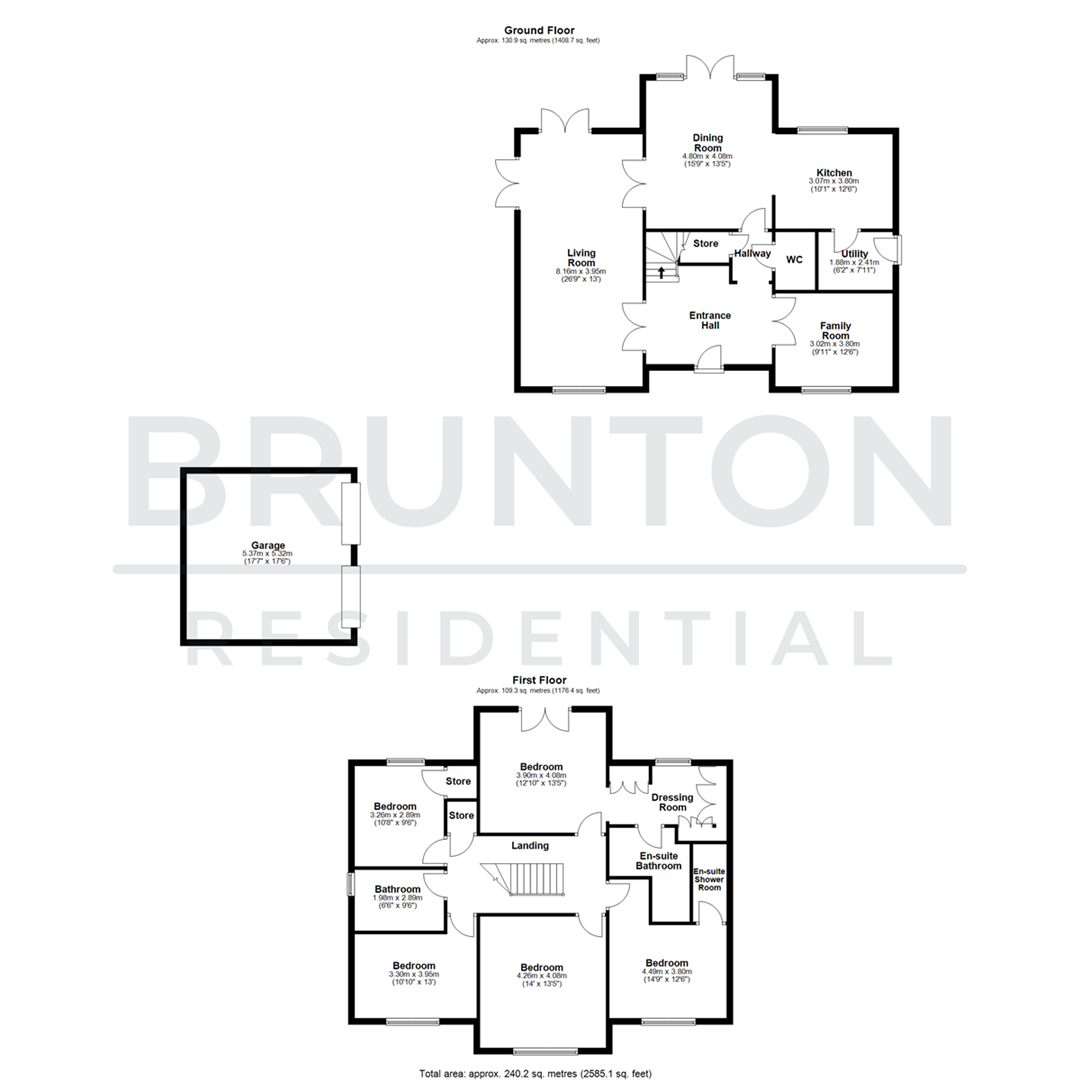 Trafalgar Close, Collingwood Manor, Morpeth, NE61 floorplan