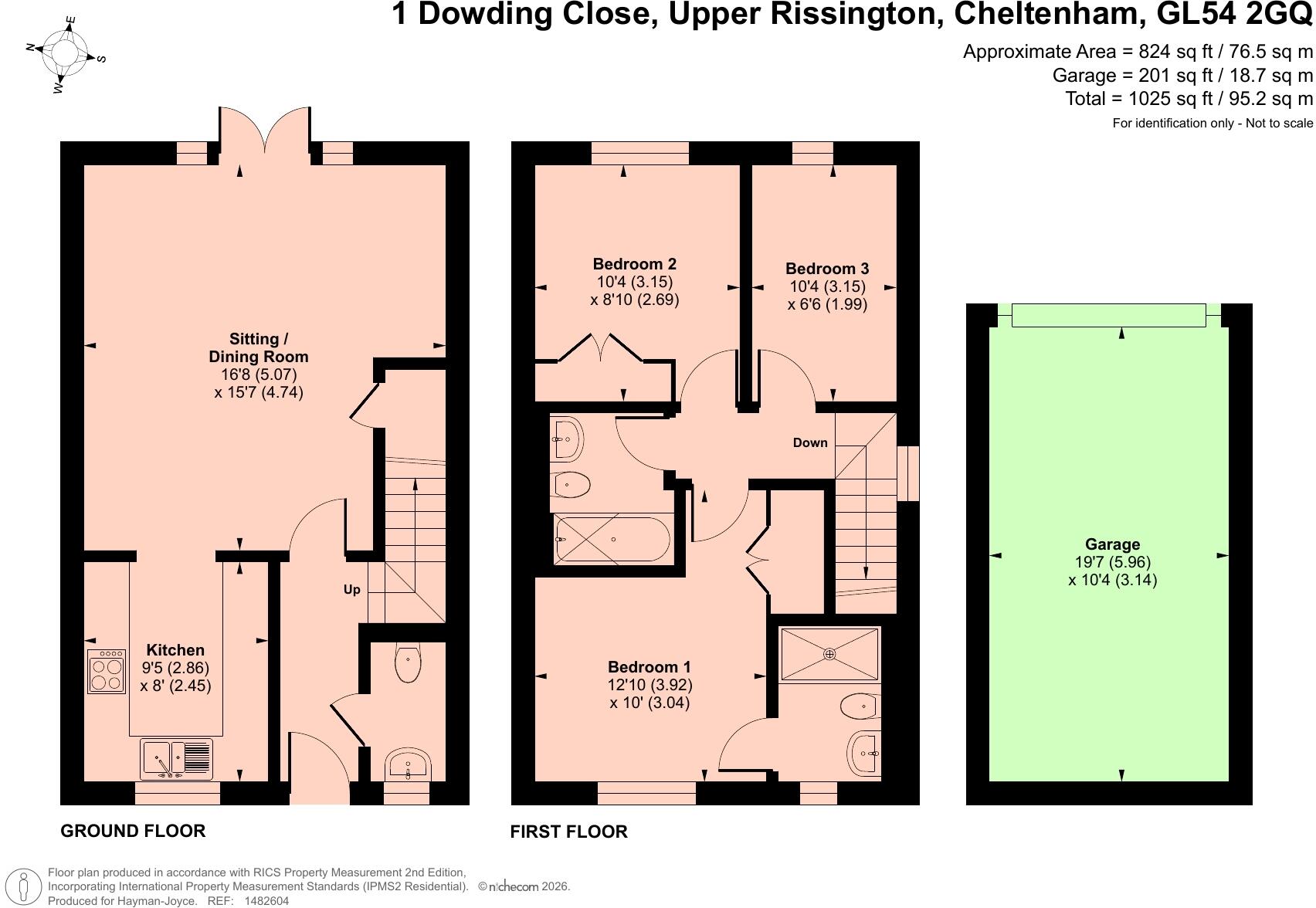 Dowding Close, Upper Rissington, Cheltenham, Gloucestershire, GL54 floorplan