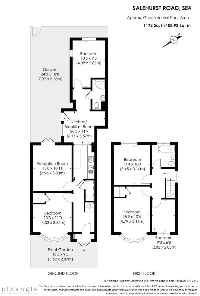 Salehurst Road, London, SE4 floorplan