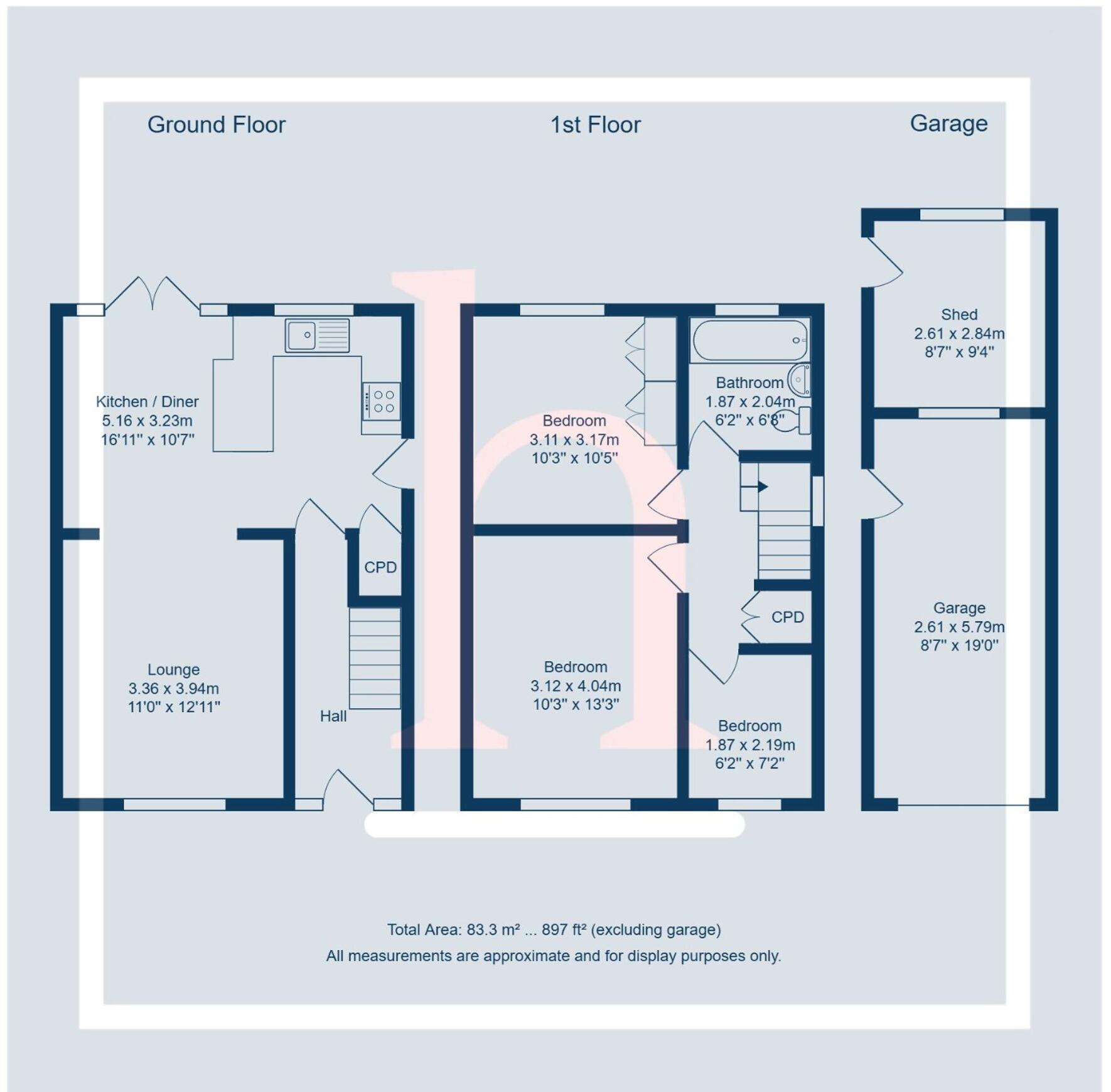 Carlton Close, Parkgate, CH64 floorplan