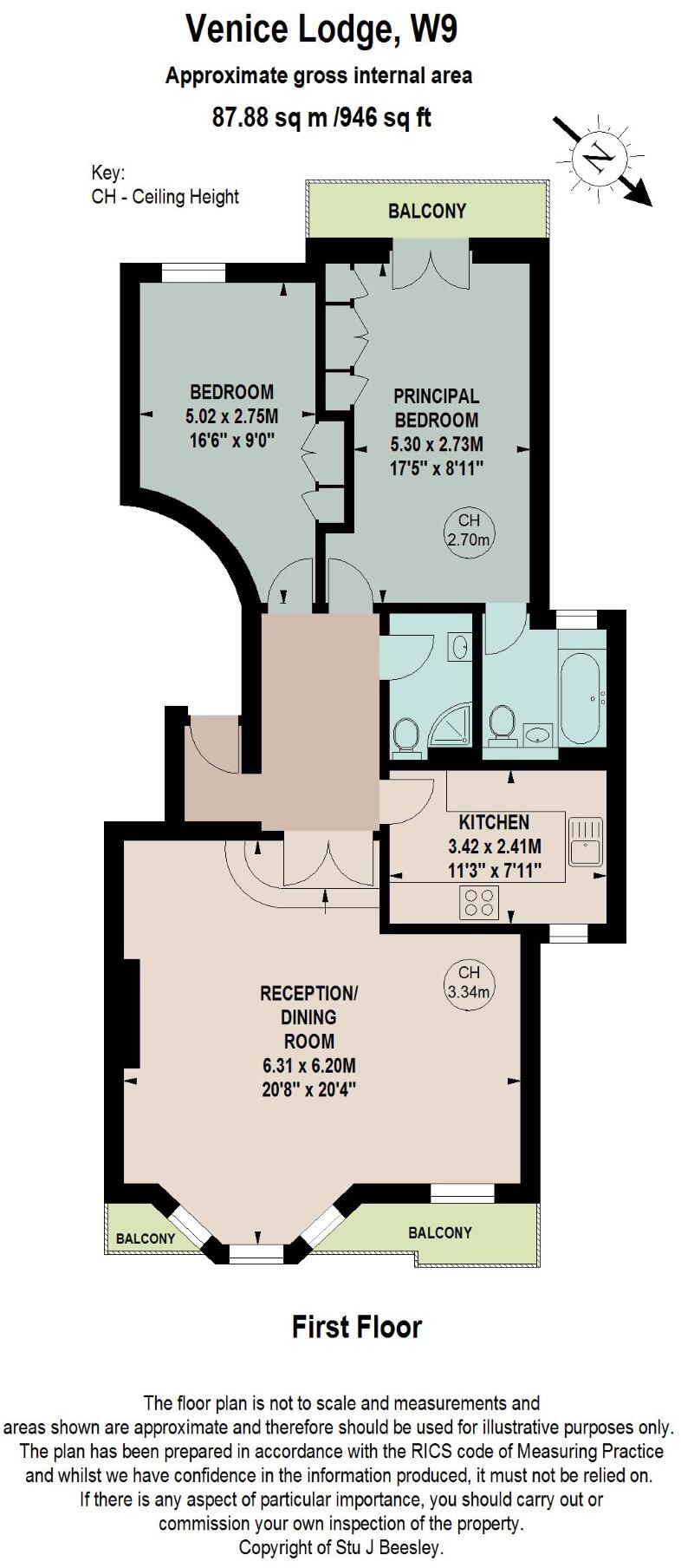 Maida Vale, Little Venice, W9 floorplan