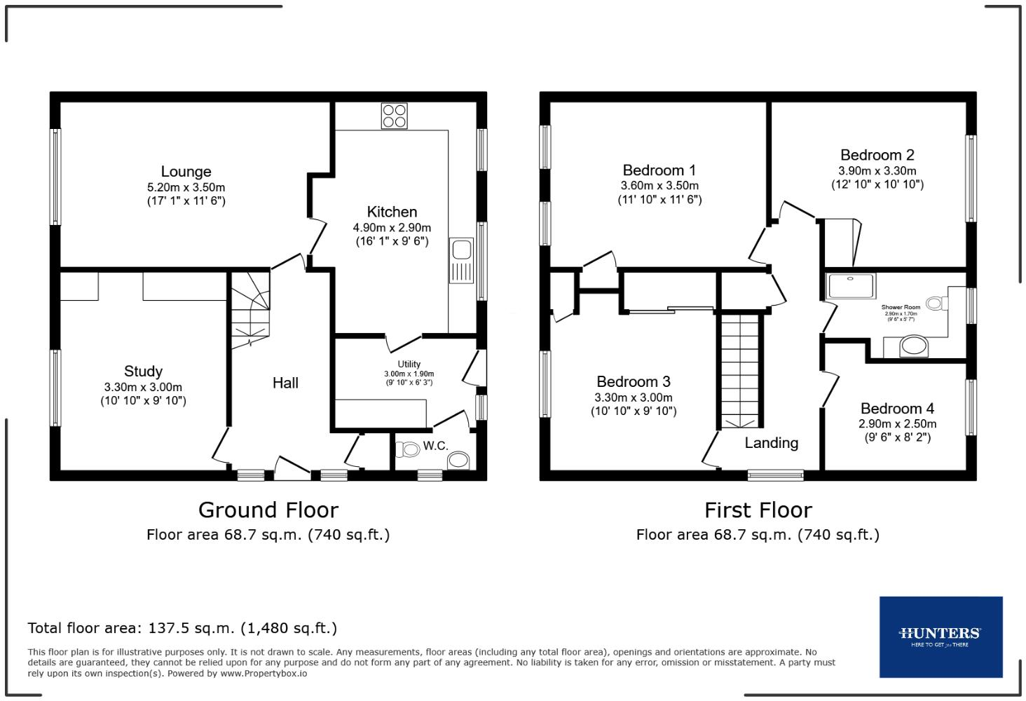 Danby Avenue, Old Whittington, Chesterfield, S41 9NJ floorplan