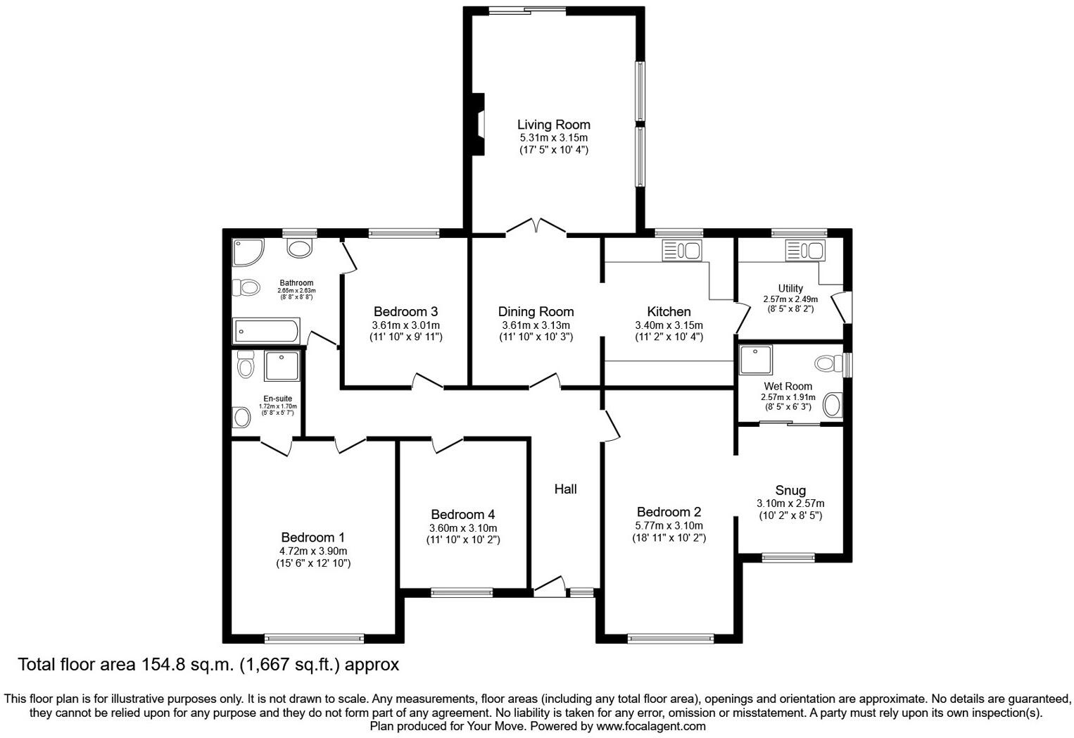Black Moss Court, Radcliffe, Manchester, Greater Manchester, M26 floorplan