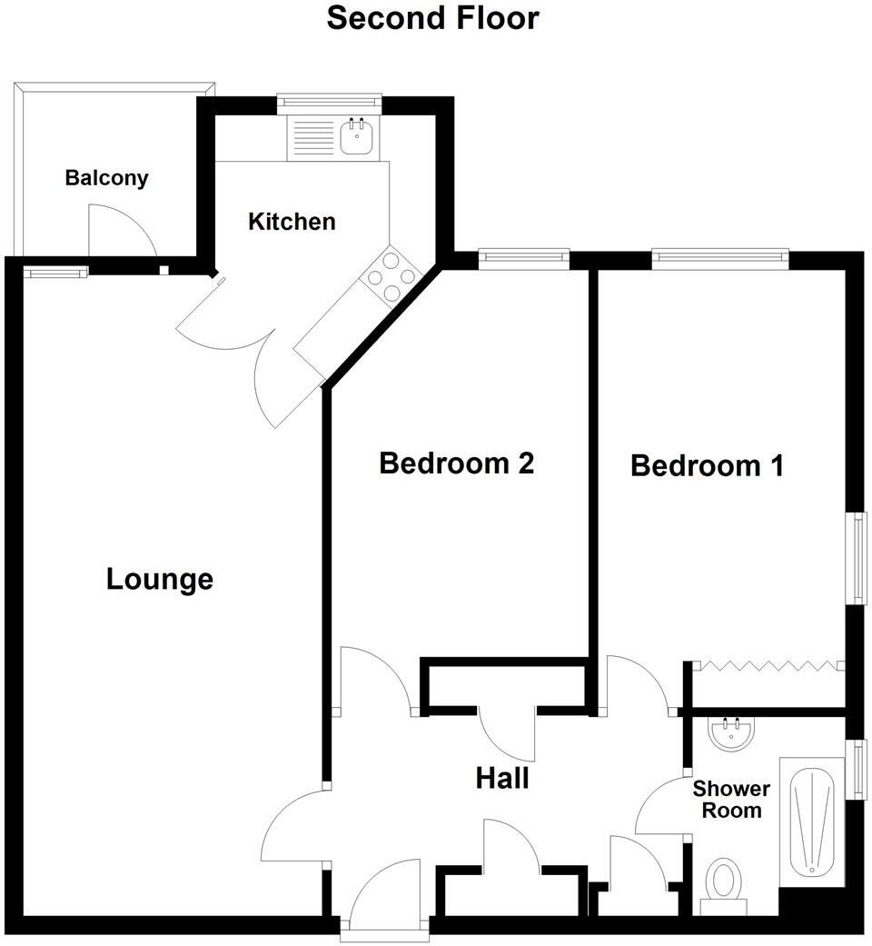 Beach Road, Weston-Super-Mare floorplan