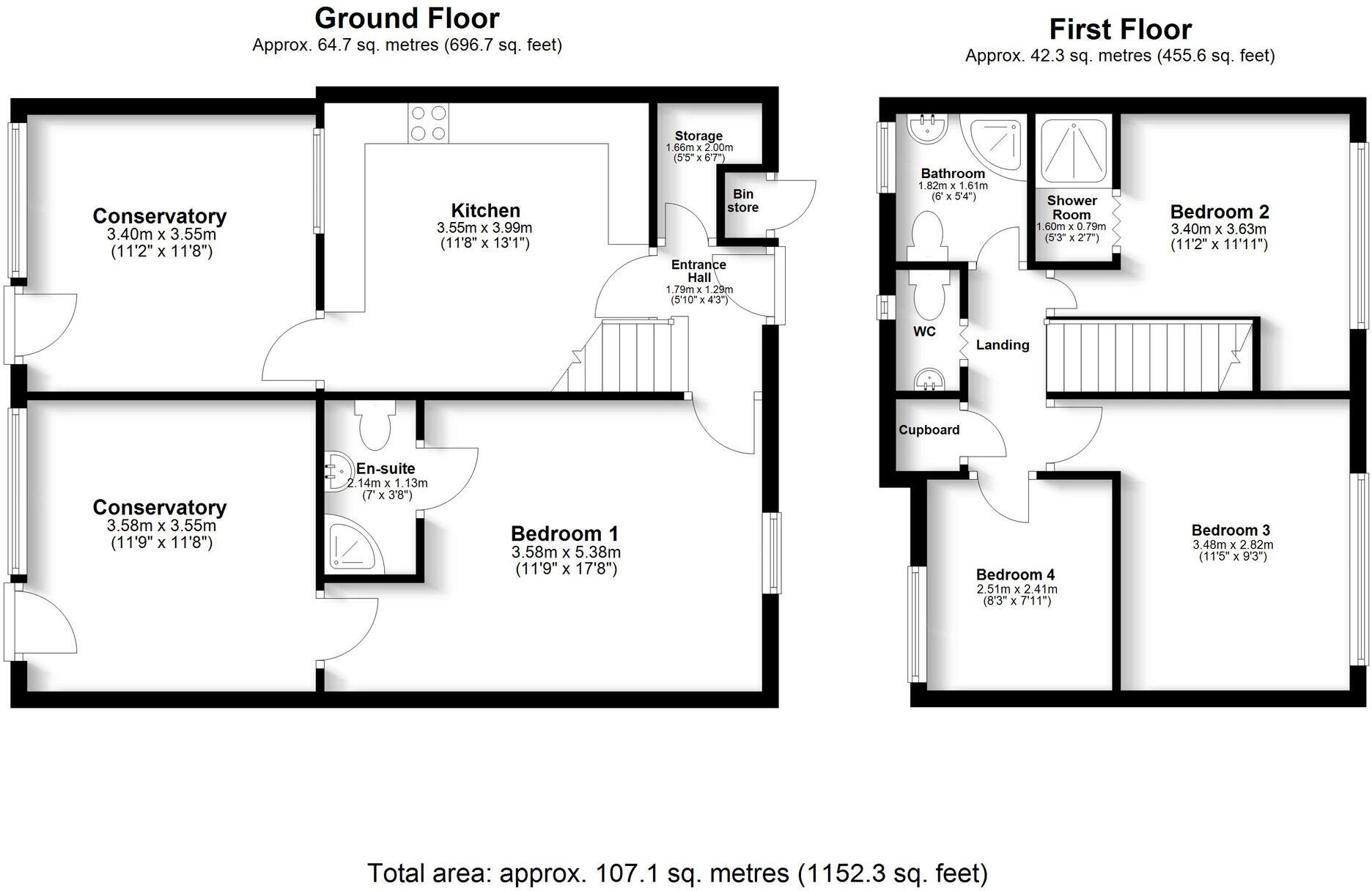 Horners Croft, Wolverton, MK12 floorplan