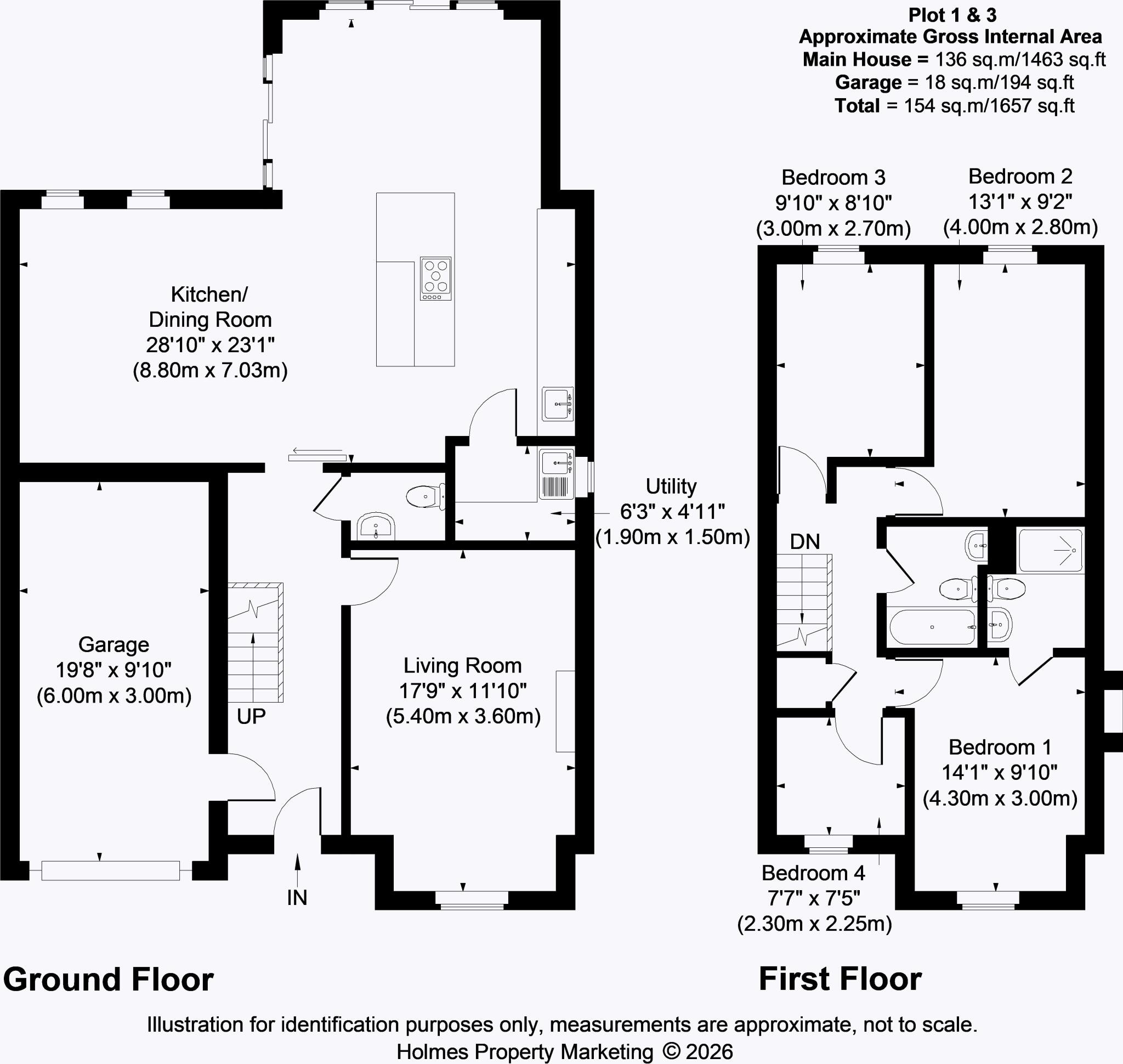 Cold Ashby, Northamptonshire floorplan