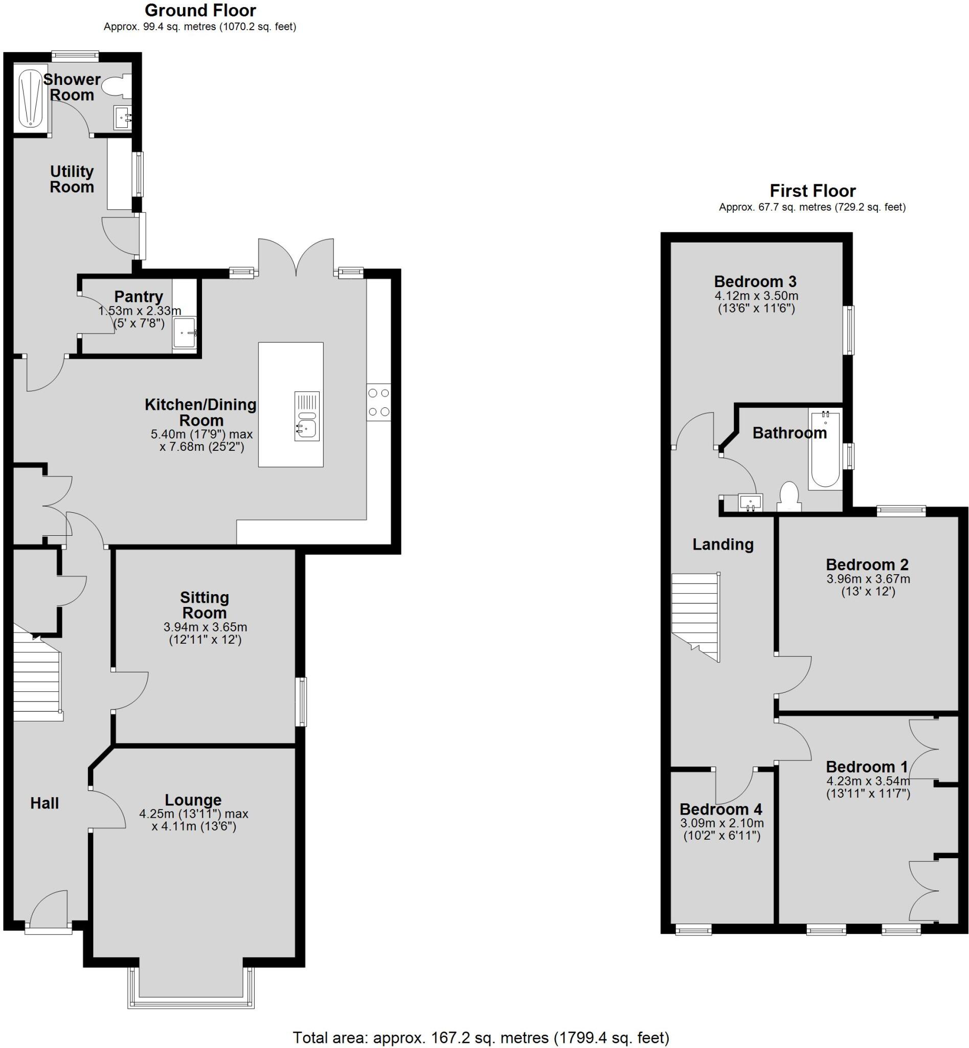 Church Road, Saxilby floorplan