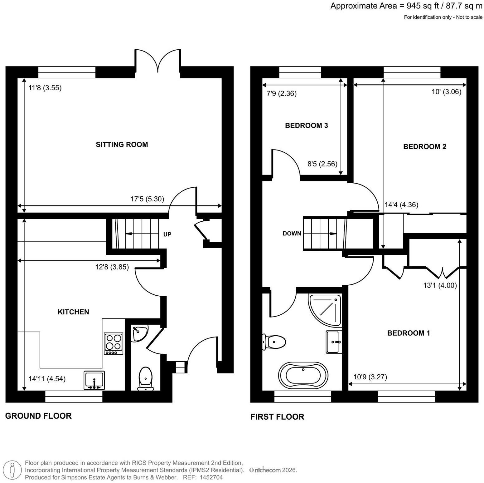 Cherry Tree Lane, Godalming, GU7 floorplan