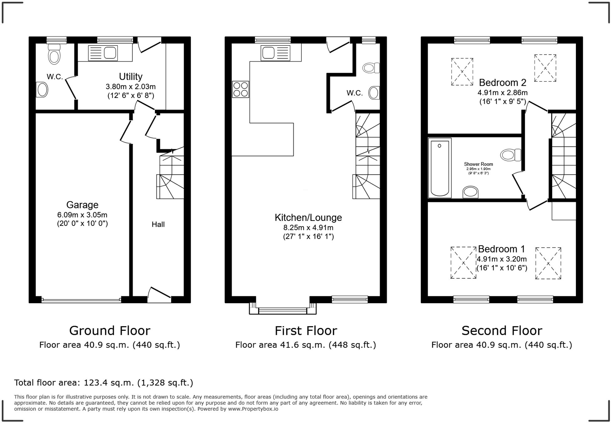 Merton Court, Fernbrook Road, LL34 floorplan