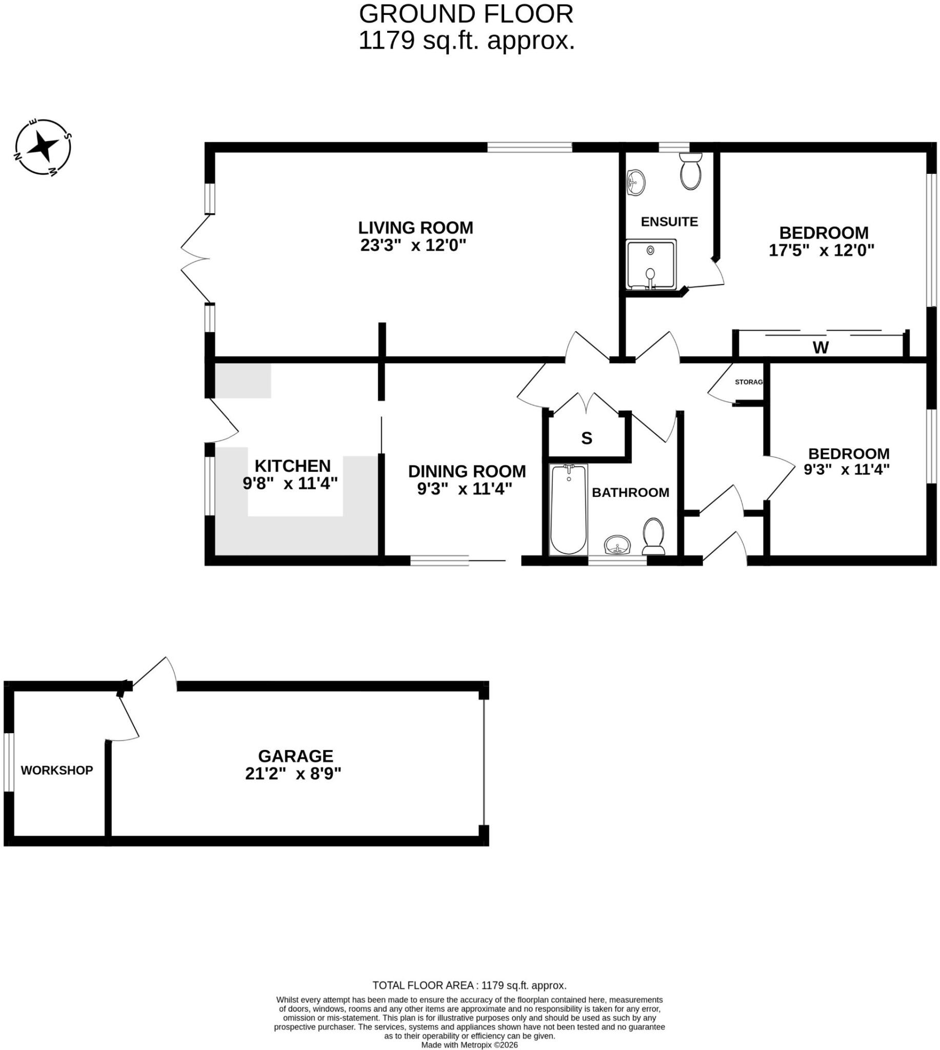 Watling Street, Ross-on-Wye floorplan
