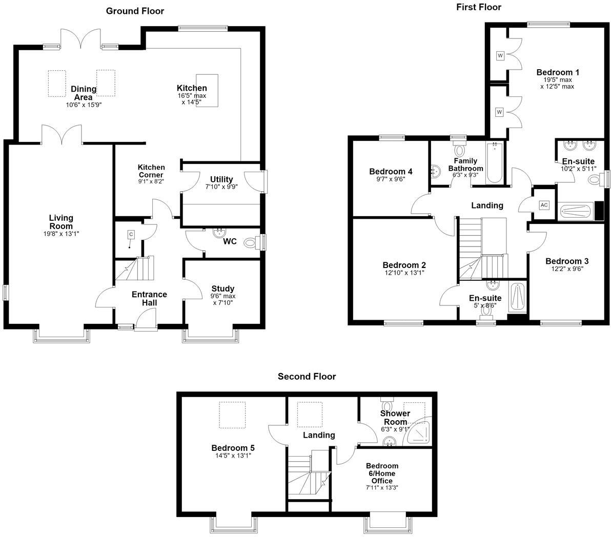 Monument Way, Priors Hall Park, Corby floorplan
