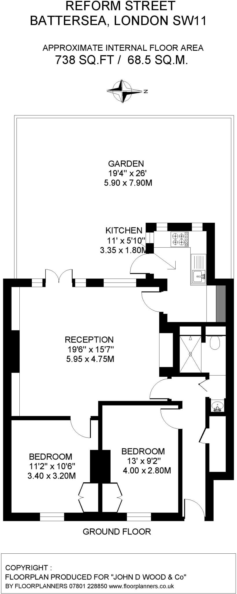 Reform Street, London, SW11 floorplan