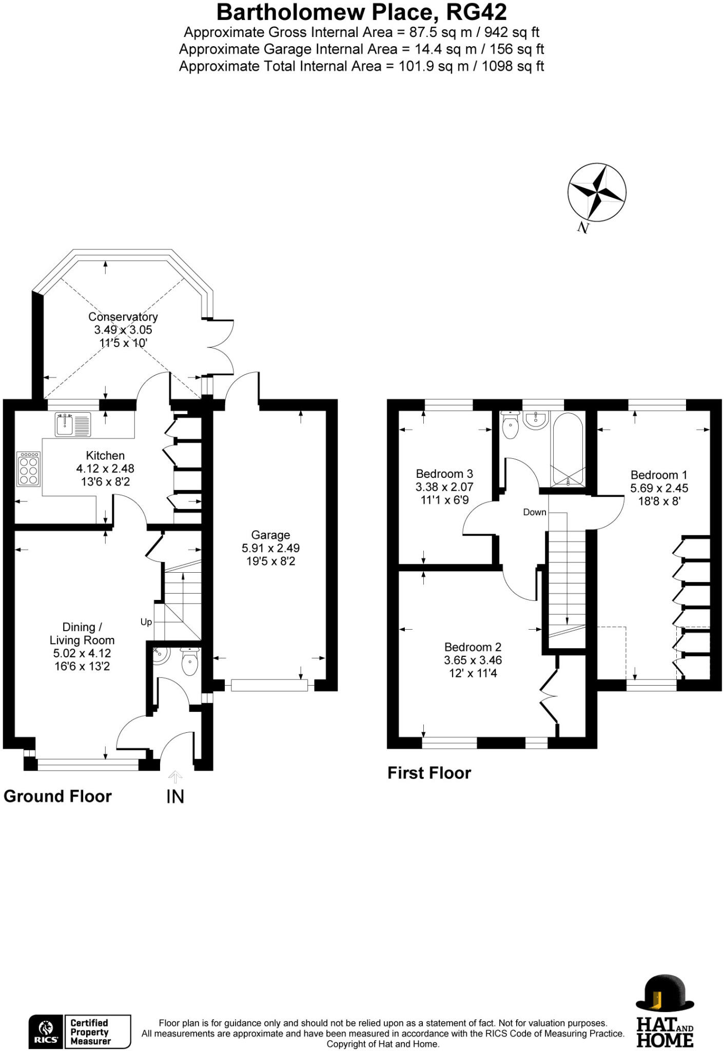 Bartholomew Place, Warfield, Berkshire, RG42 floorplan