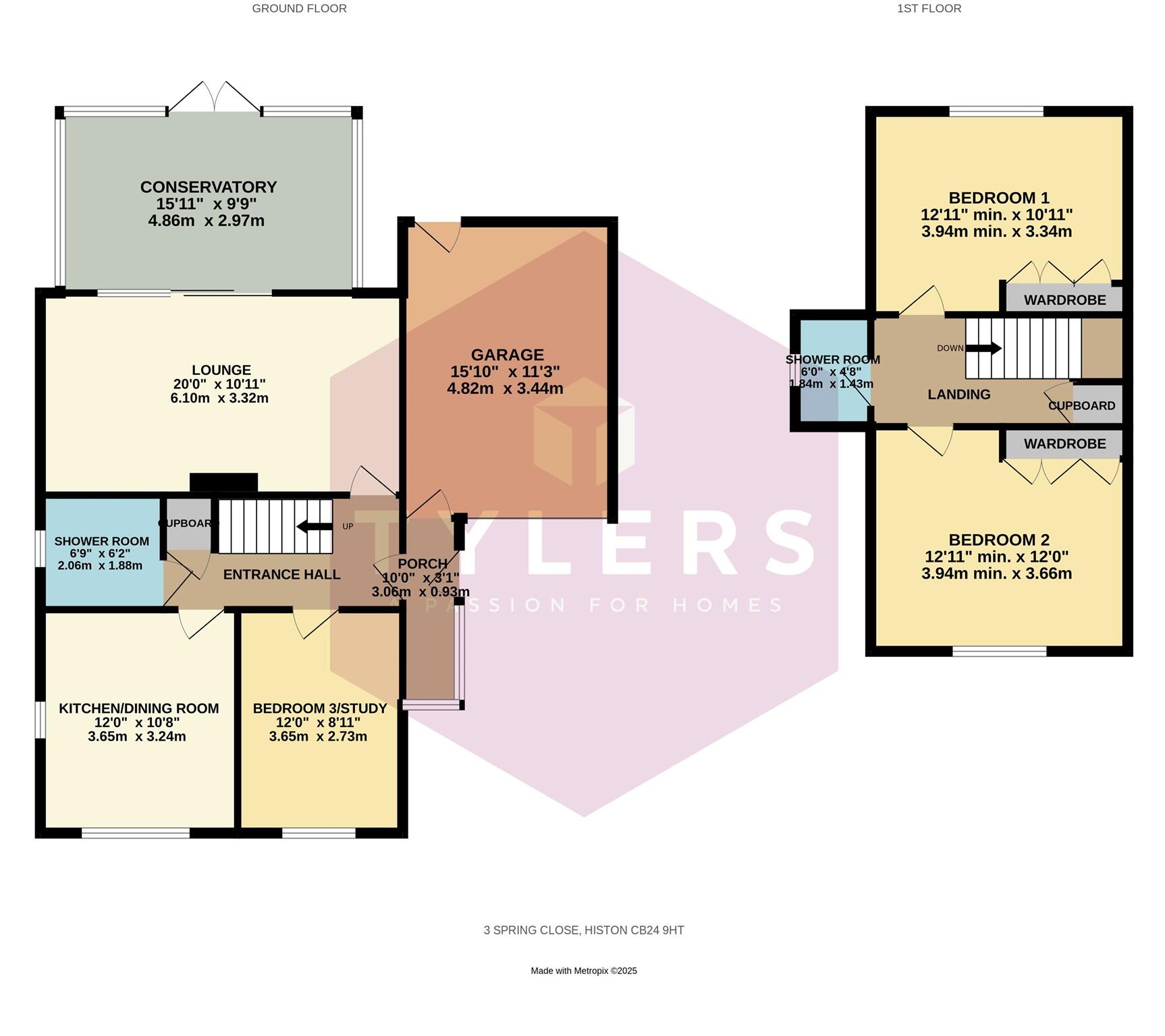 Spring Close, Histon, Cambridge floorplan