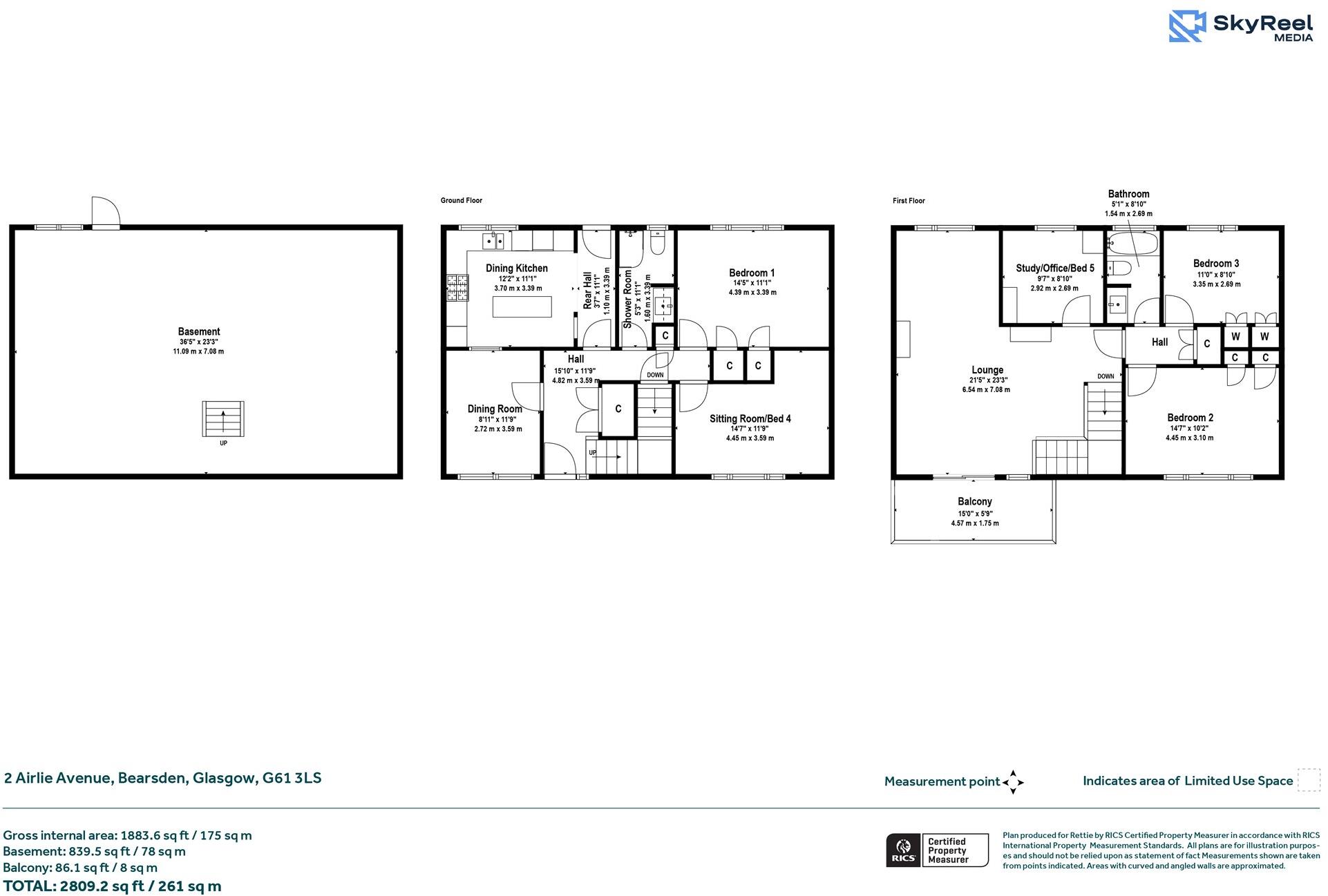 Airlie Avenue, Bearsden floorplan