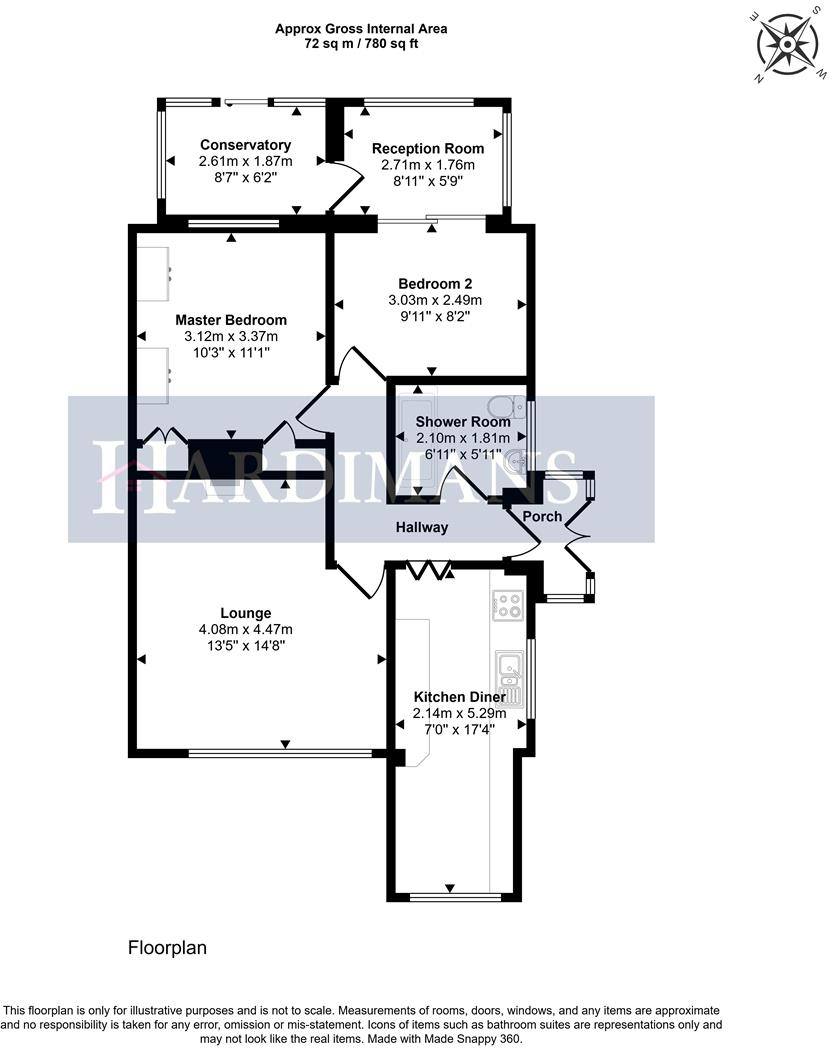 Skamacre Crescent, Lowestoft floorplan