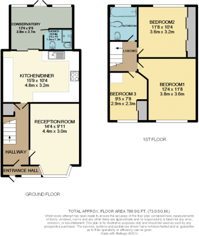  Heneage Crescent, New Addington, Croydon, CR0 floorplan