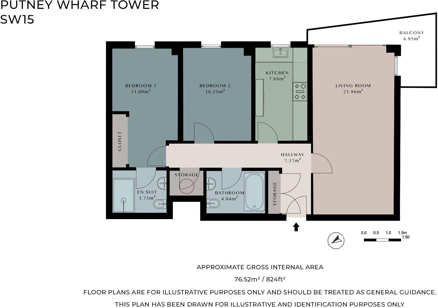 Brewhouse Lane, London, SW15 floorplan