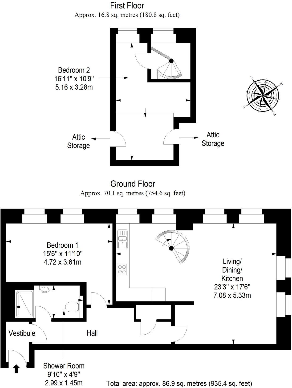 Edina Place, Leith, Edinburgh, EH7 floorplan
