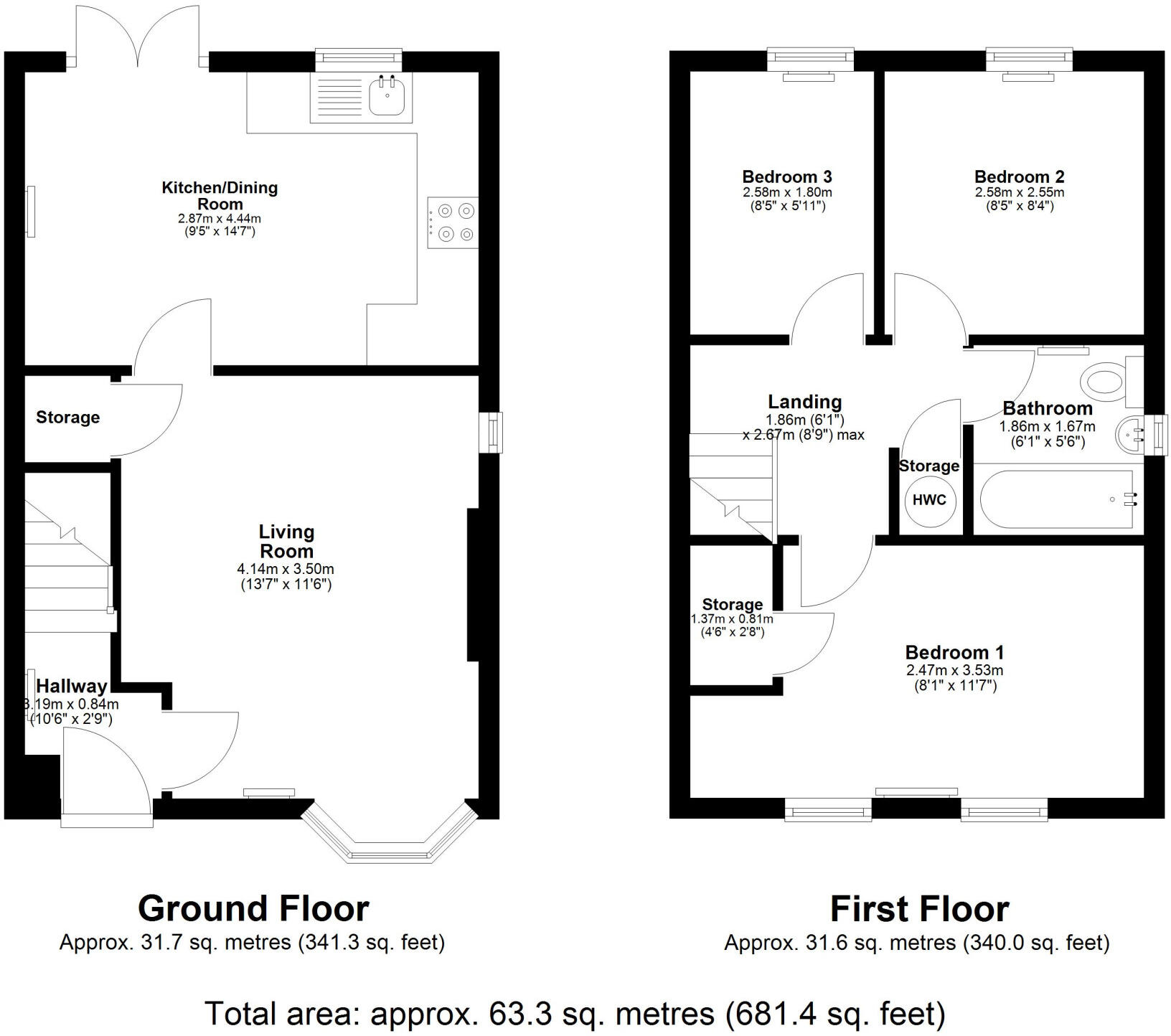 Cowling Street, Salford, Greater Manchester, M7 floorplan