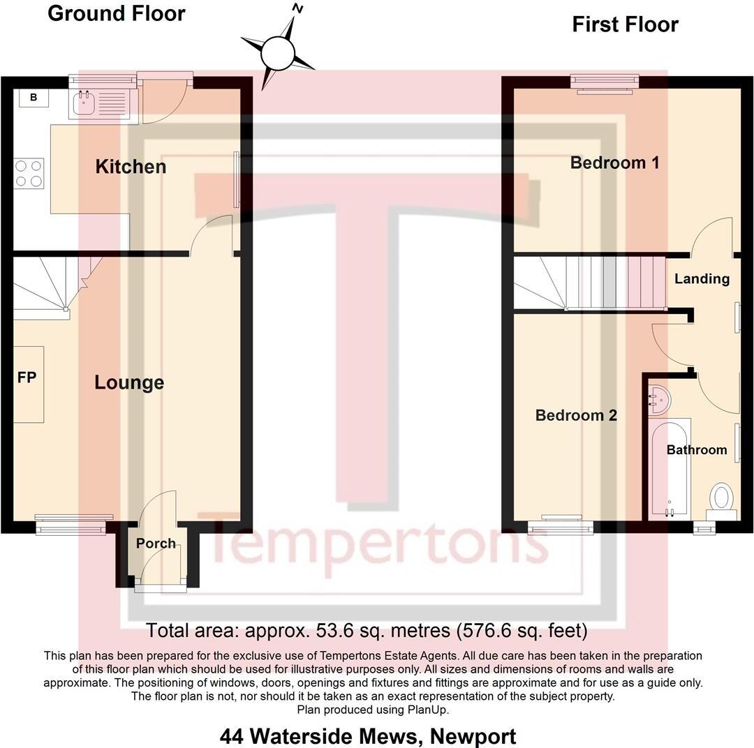 Waterside Mews, Newport floorplan