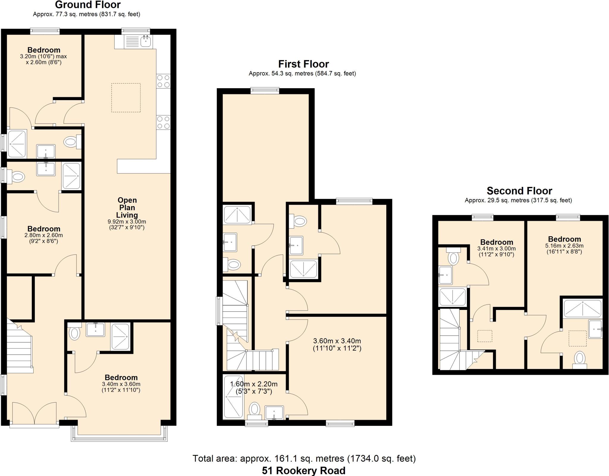 Rookery Road, Selly Oak, Birmingham floorplan