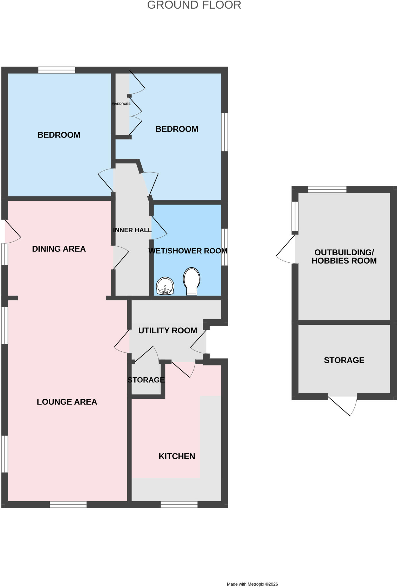 Long Lane, Telford, Shropshire, TF6 floorplan