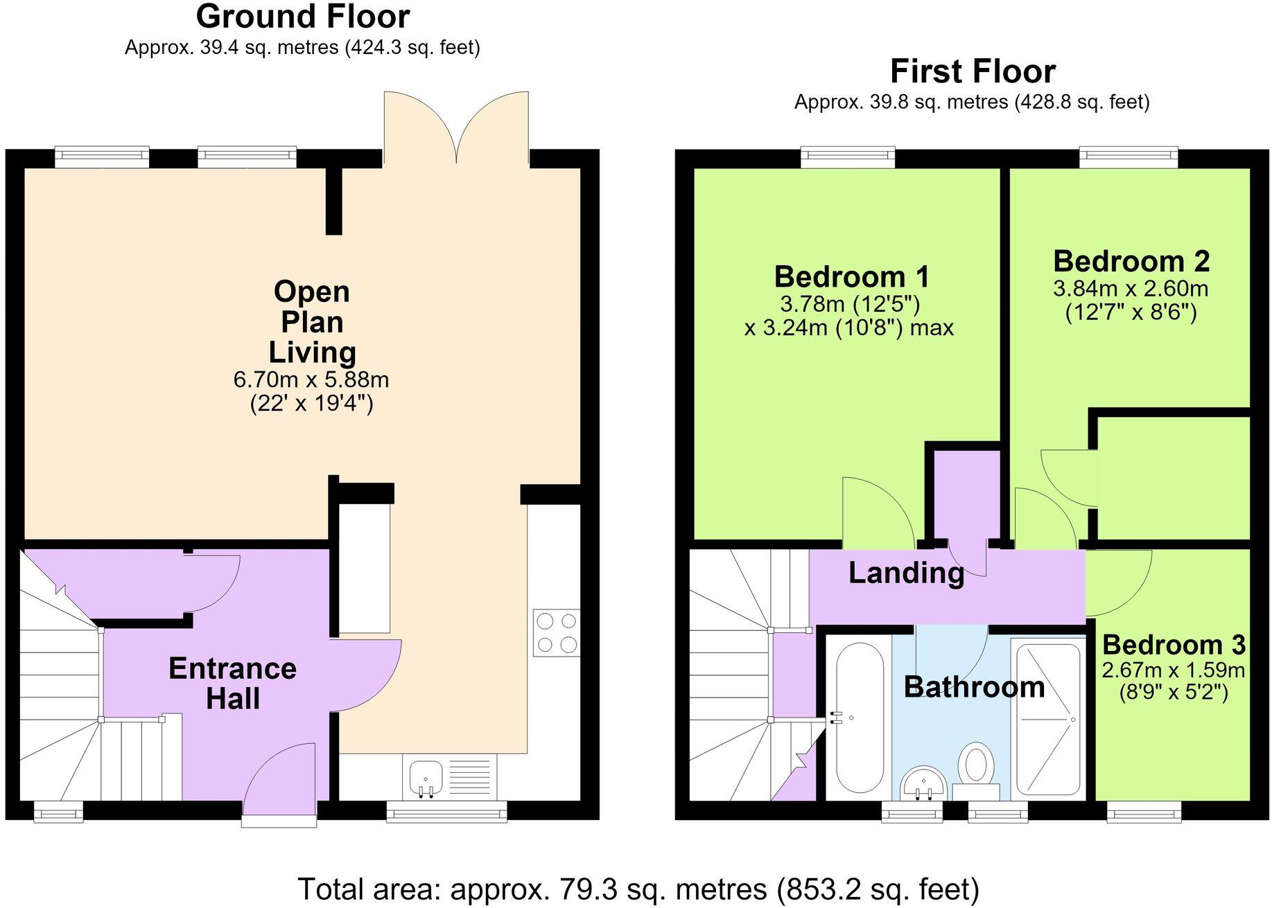 Hessary Drive, Roborough, PL6 floorplan