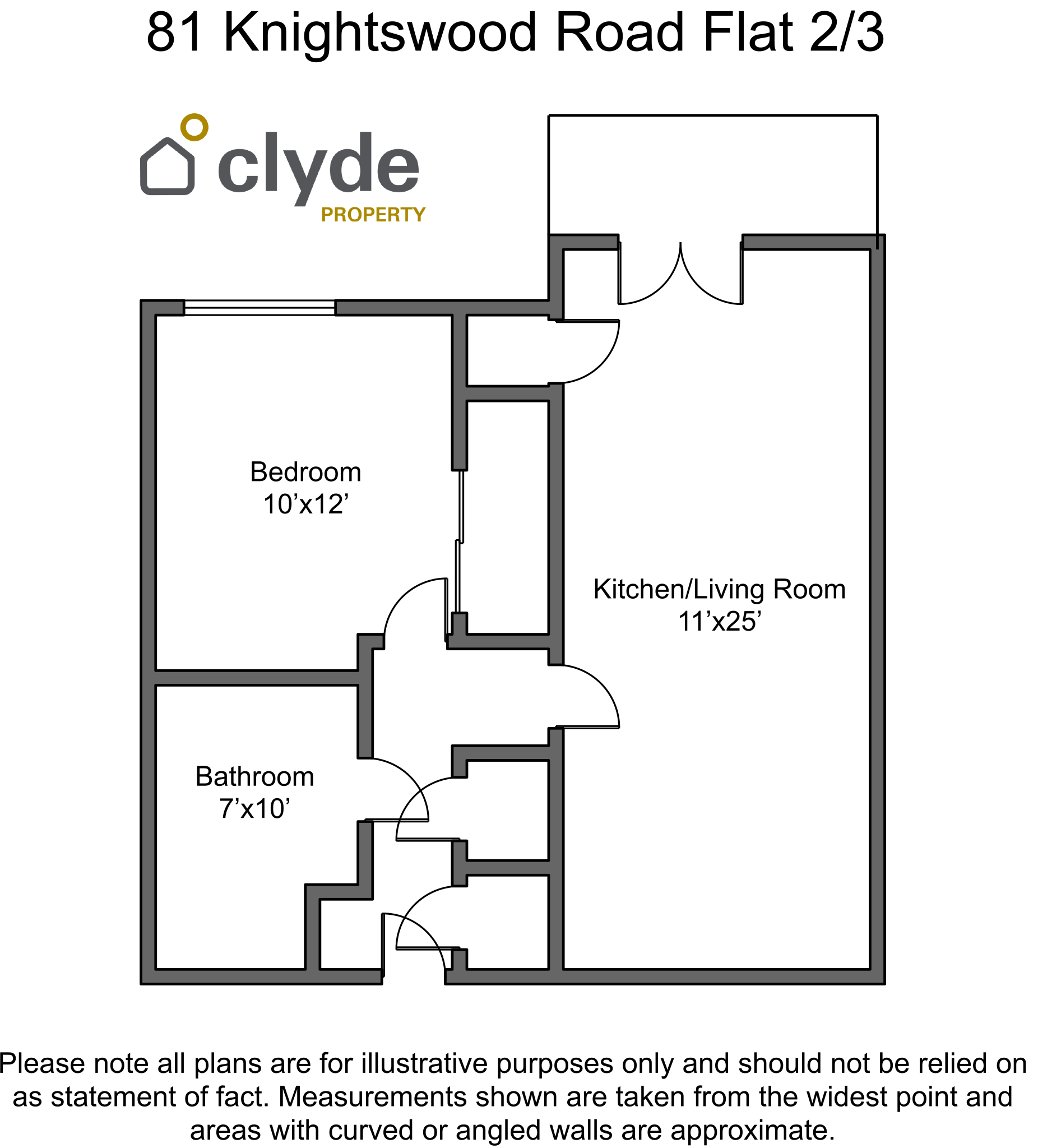 81, Knightswood Road, Glasgow, G13 floorplan