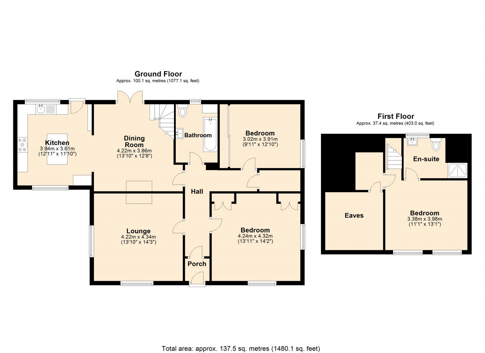 Barnetts Leasowes floorplan
