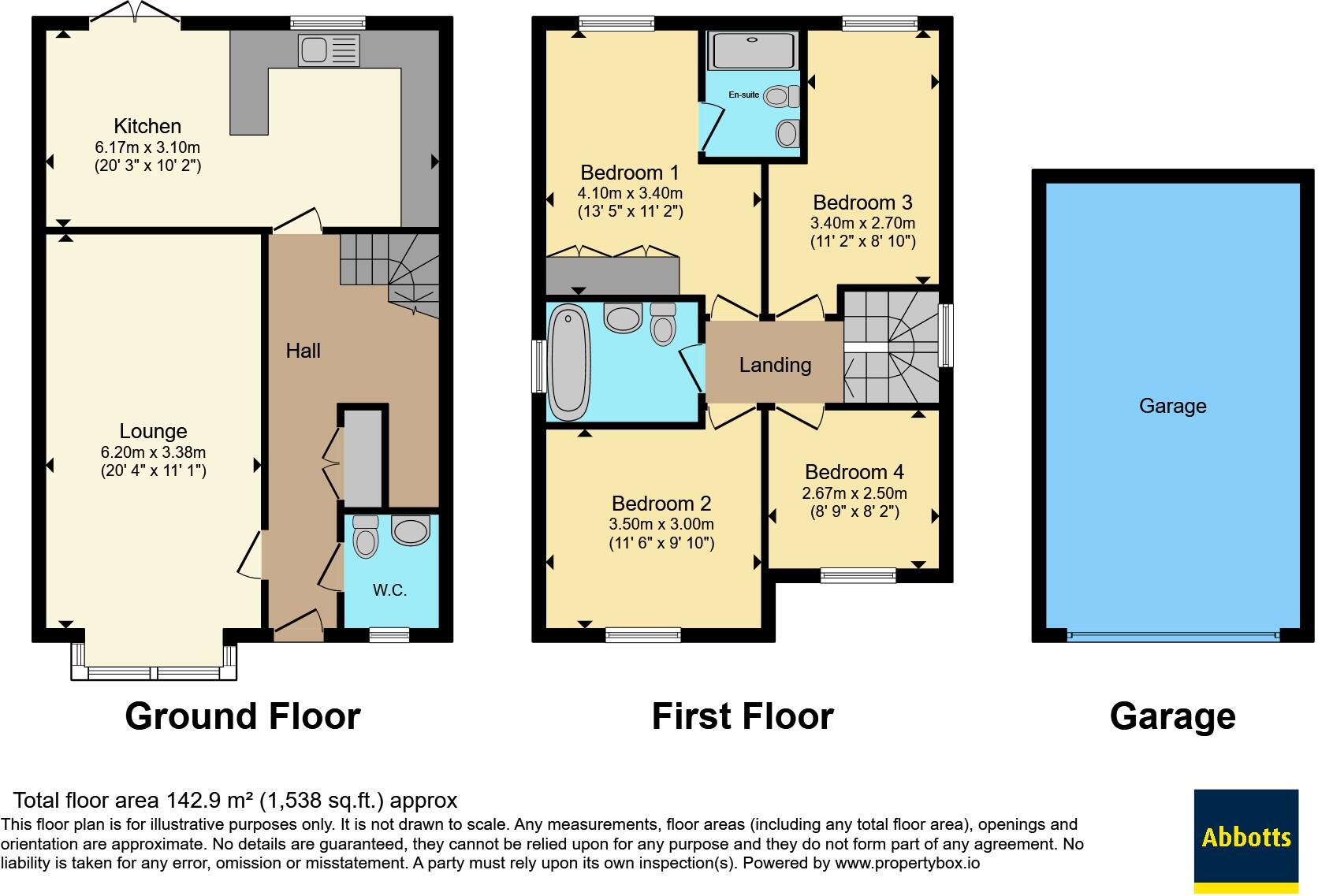 Orchard Way, Boreham, Chelmsford, Essex, CM3 floorplan