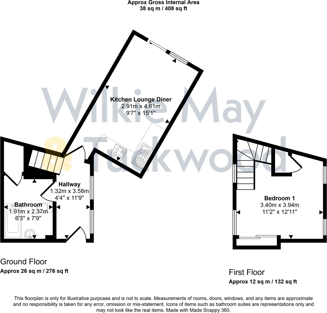 Holloway Street, Minehead floorplan